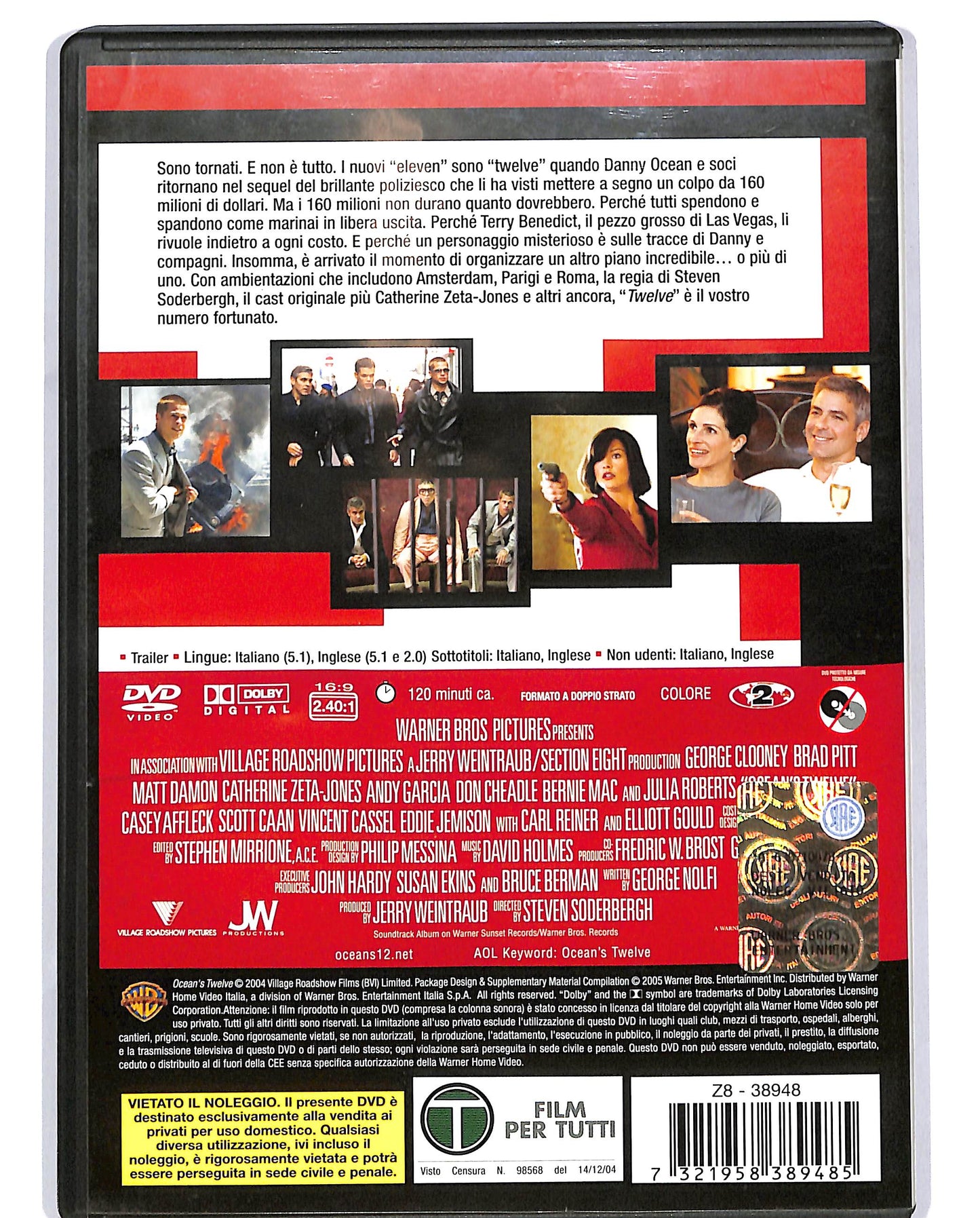 EBOND Ocean's Twelve DVD D684949