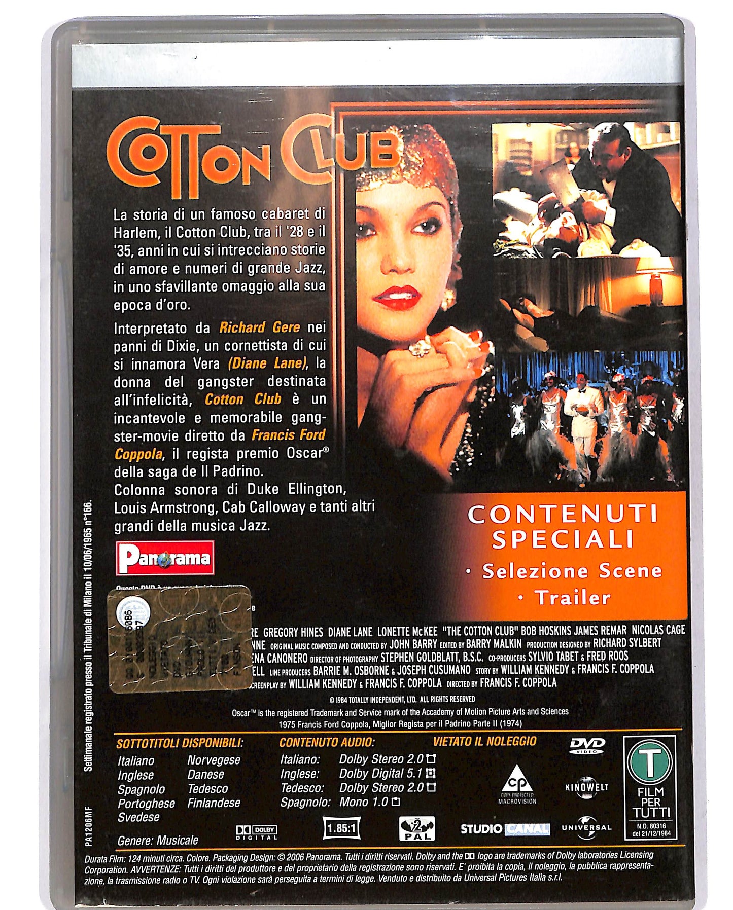 EBOND Cotton Club EDITORIALE DVD D685126