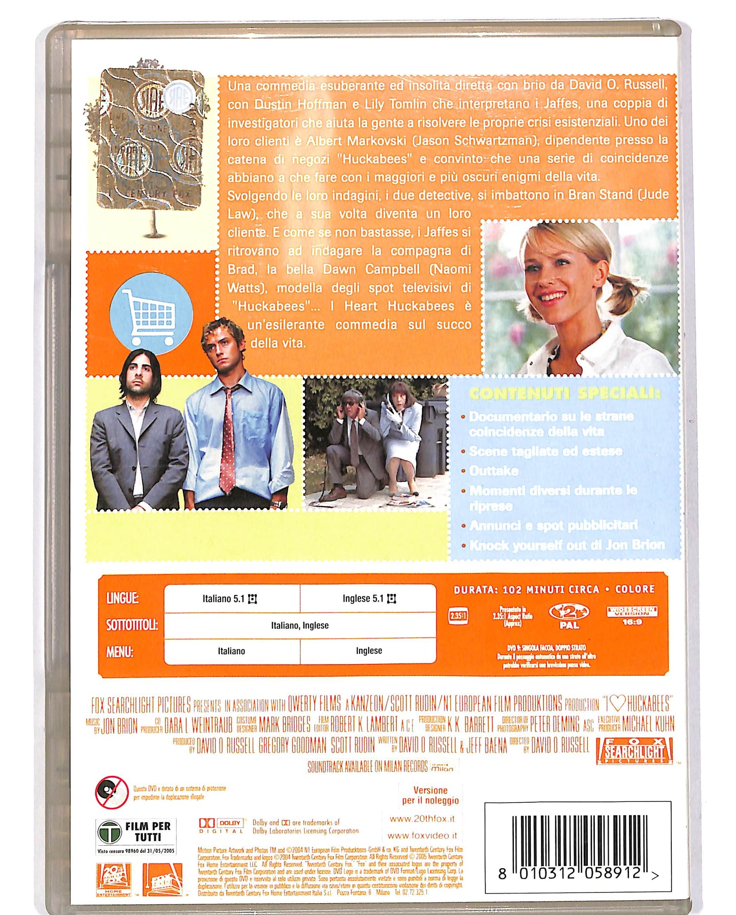 EBOND Il love huckabeees Le stranr coincidenze della vita NOLEGGIO DVD D685133