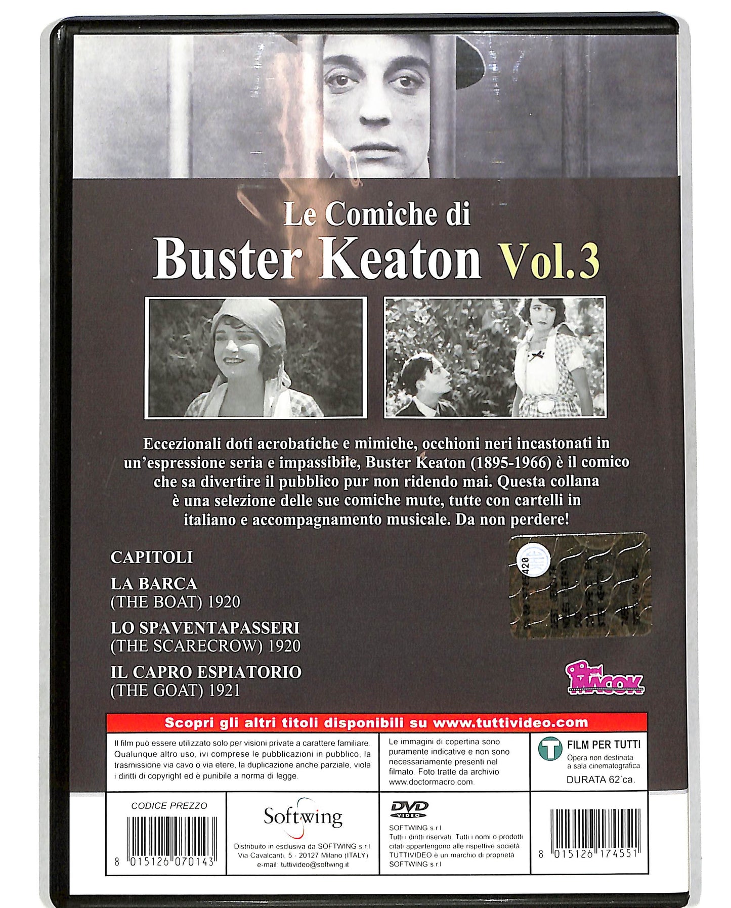 EBOND Le comiche di Buster Keaton Vol.3 DVD D685439