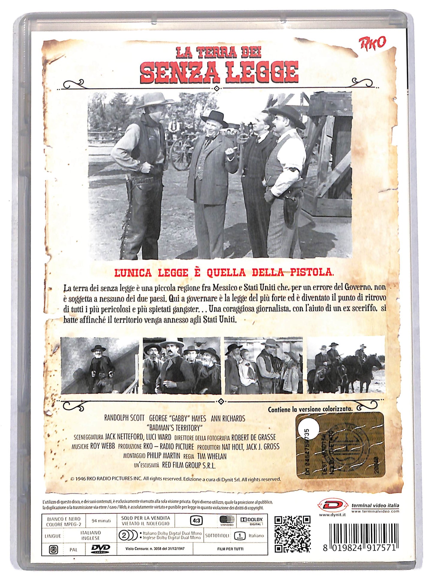 EBOND La terra dei senza legge DVD D685727
