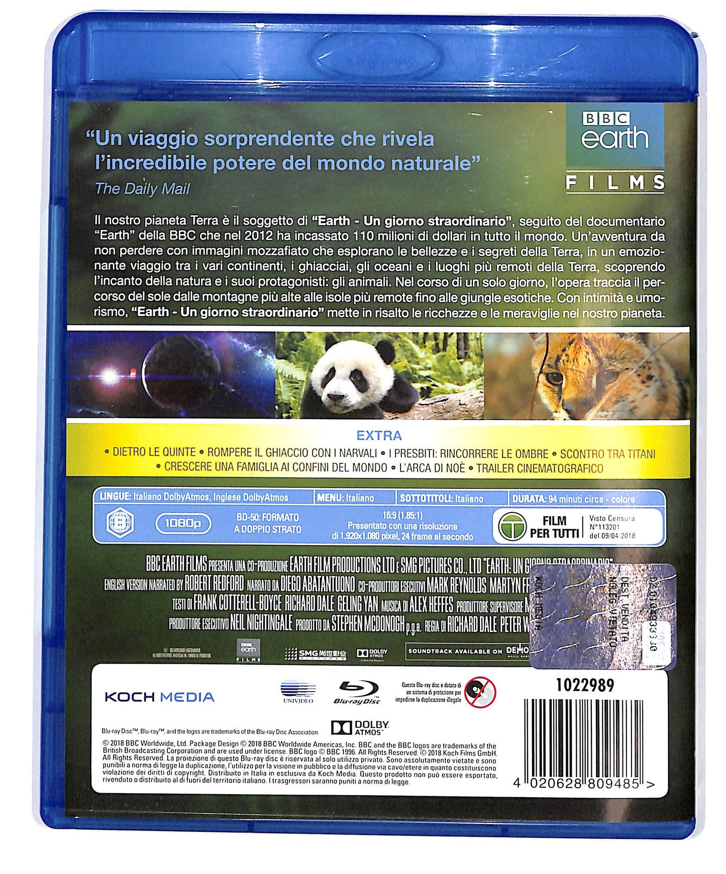 EBOND Earth. Un giorno straordinario BLURAY D685802