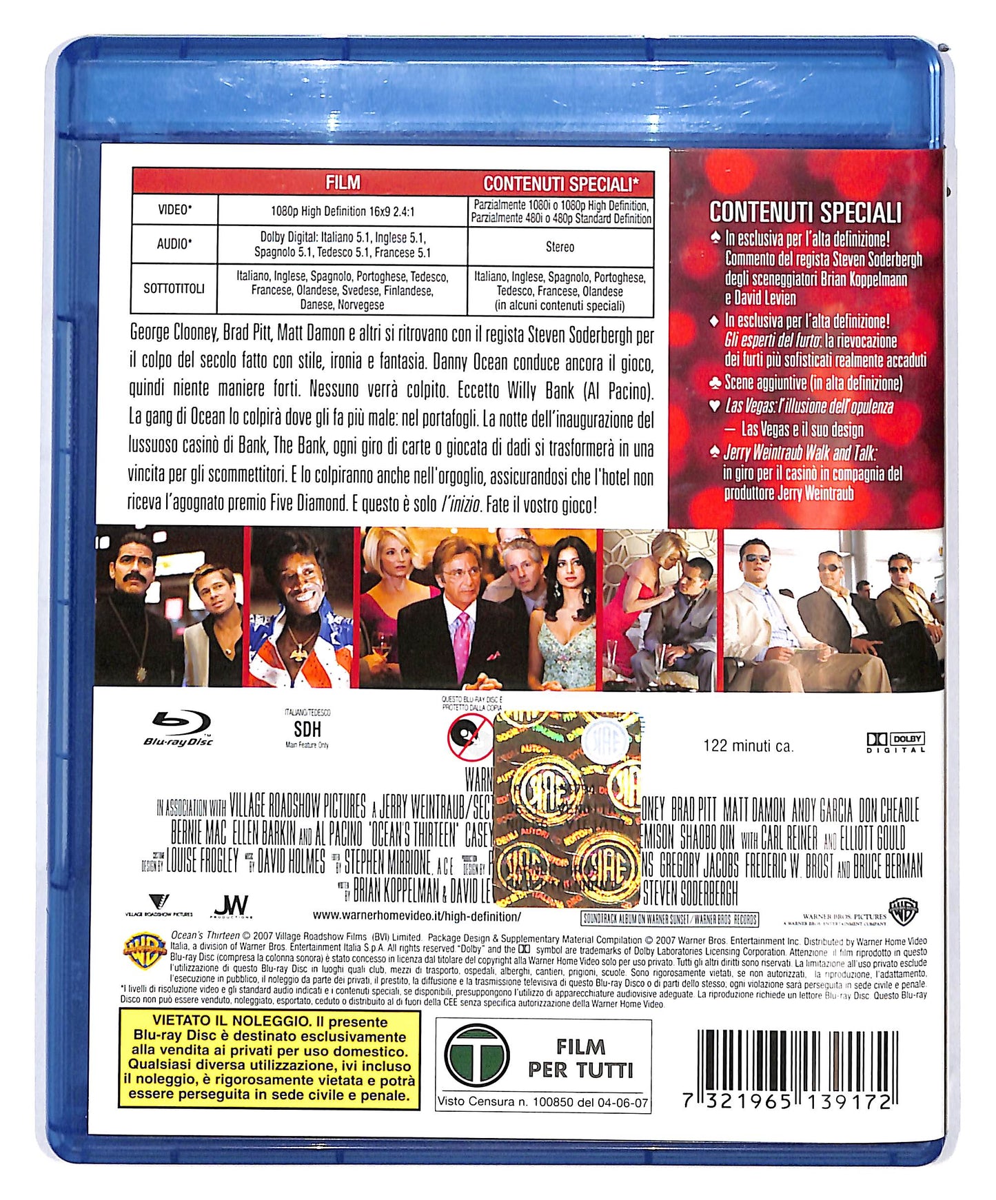 EBOND Ocean'S Thirteen BLURAY D685825