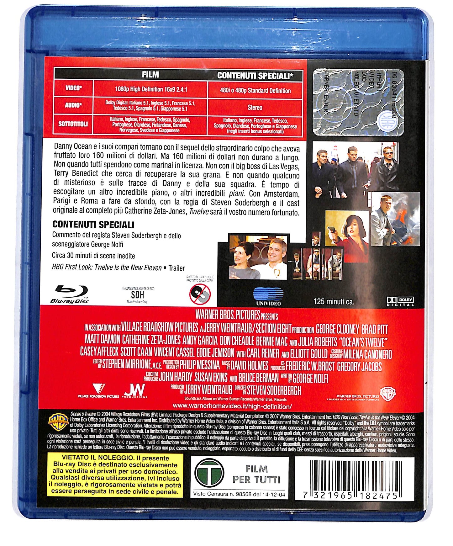 EBOND Ocean's Twelve BLURAY D685840
