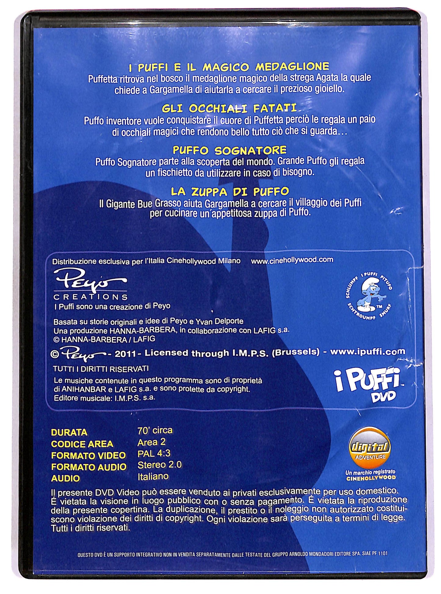 EBOND I Puffi Vol.1 - I Puffi e il magico medaglione EDITORIALE DVD D686148