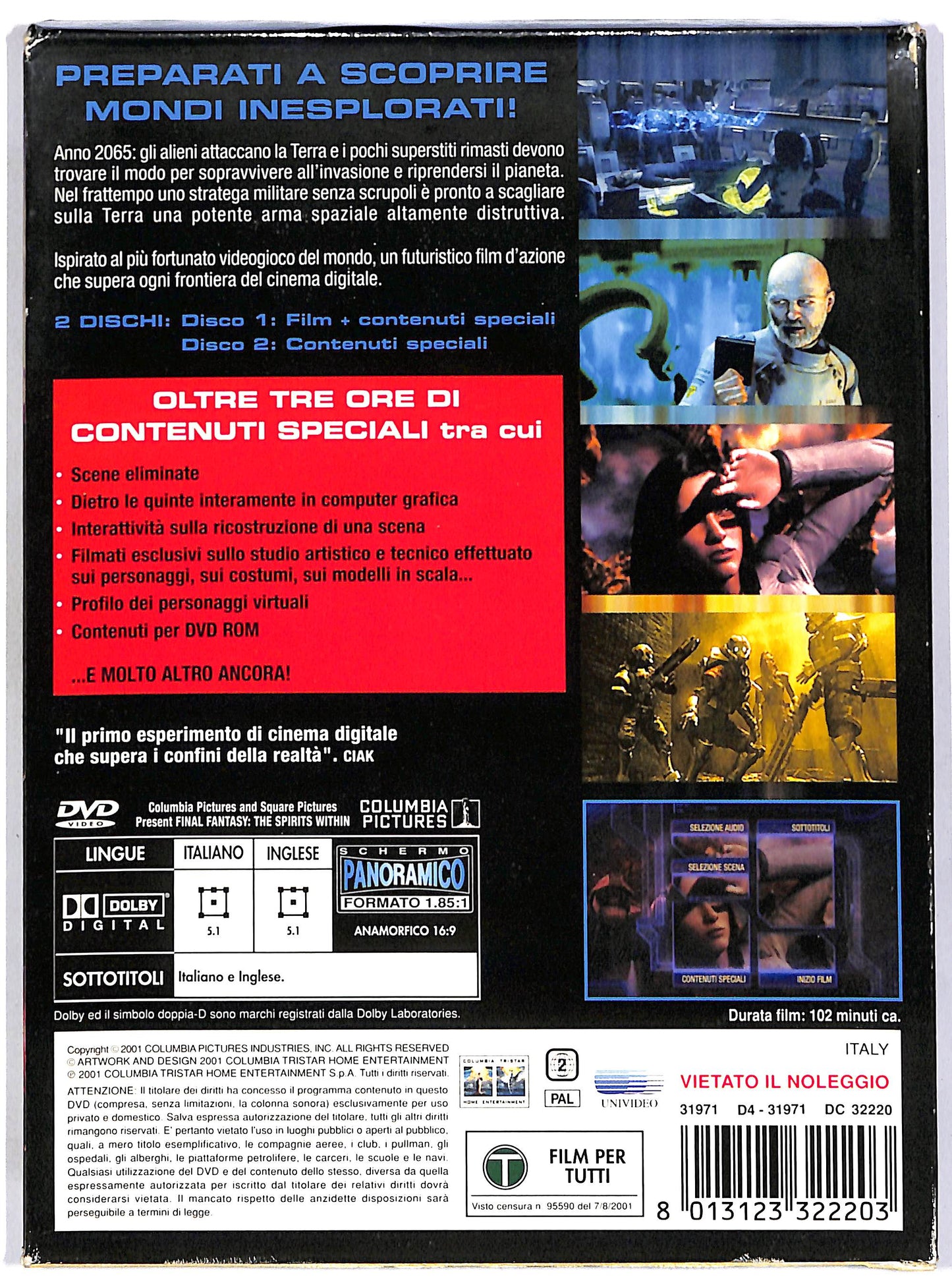 EBOND Final Fantasy (2 dischi) DIGIPACK DVD D686163