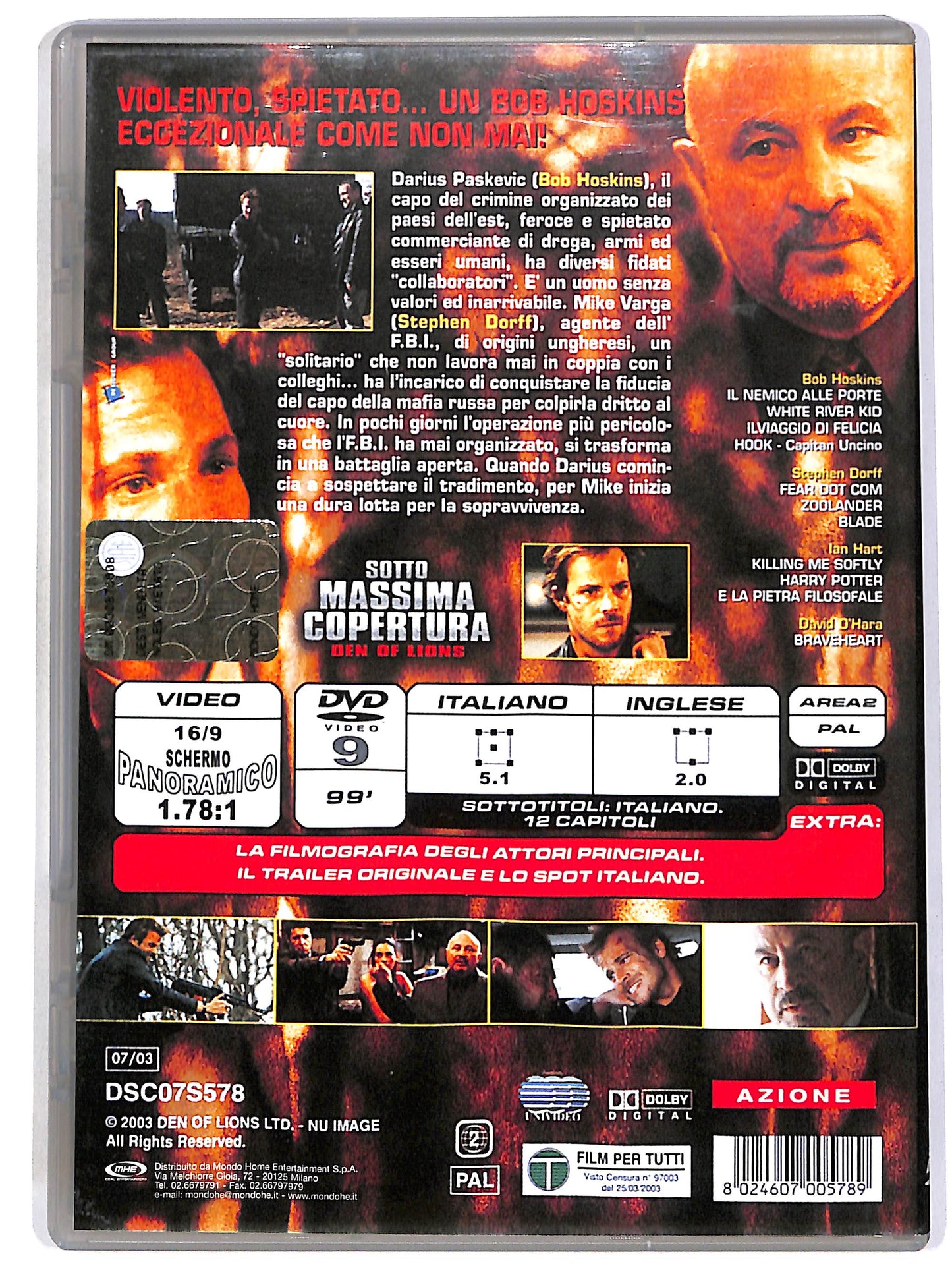 EBOND Sotto massima copertura DVD D686224