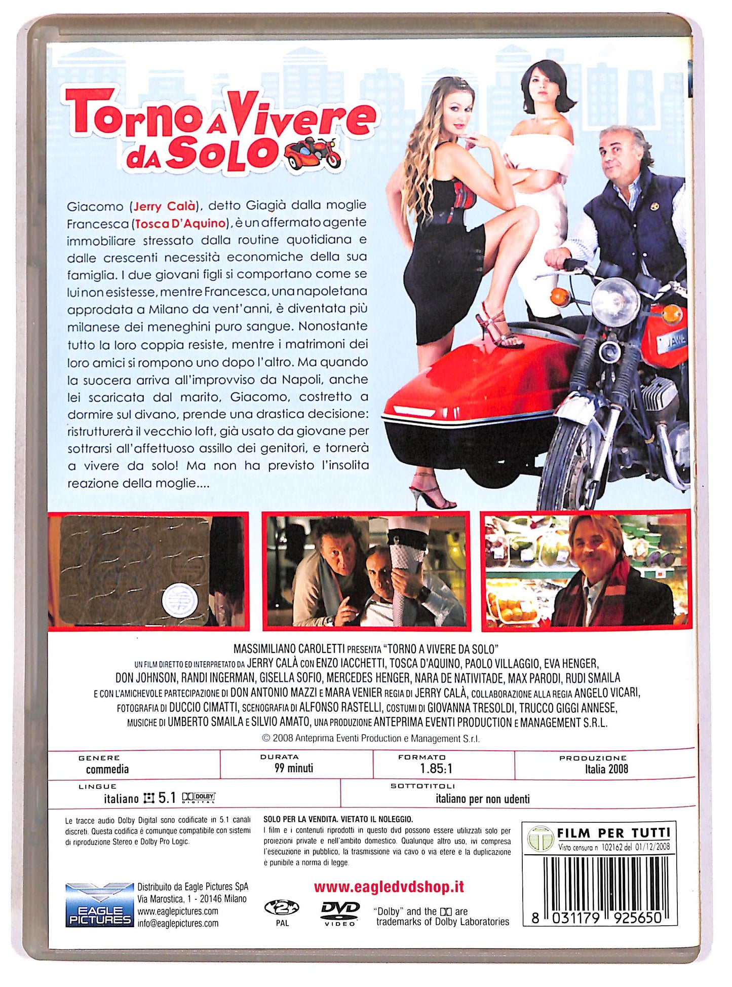 EBOND Torno a vivere da solo DVD D686359