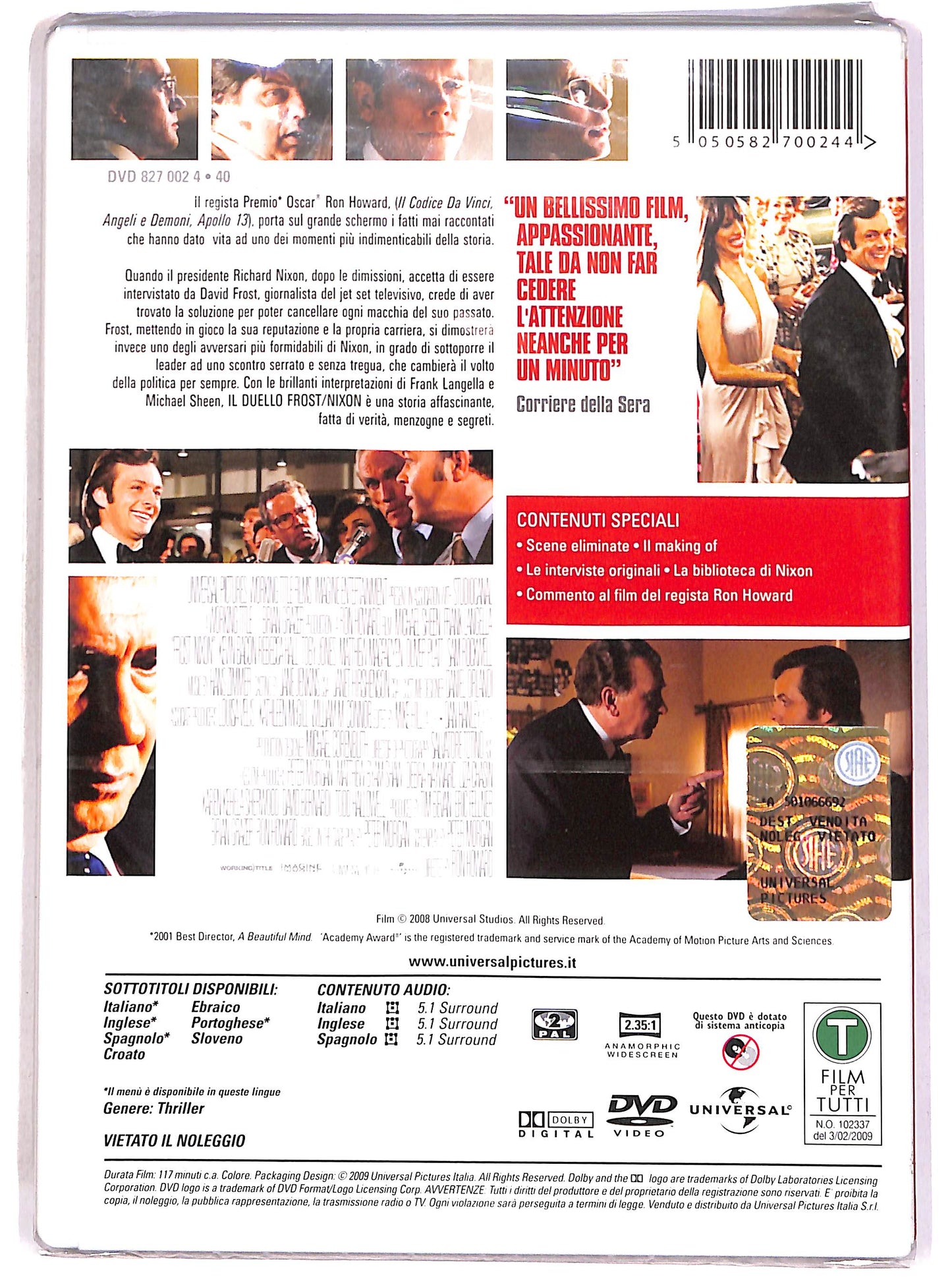 EBOND Il duello Frost/Nixon DVD D686519