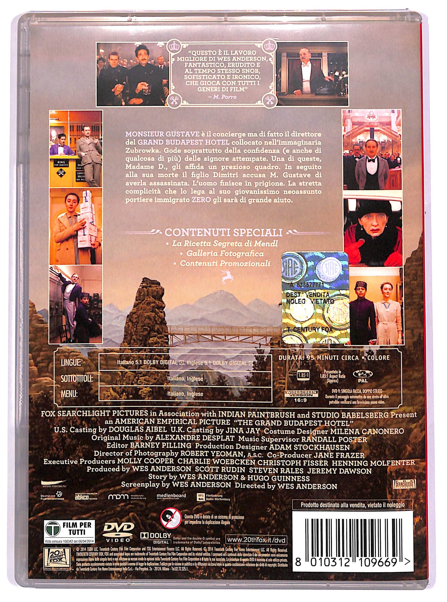 EBOND Grand Budapest Hotel DVD D686739