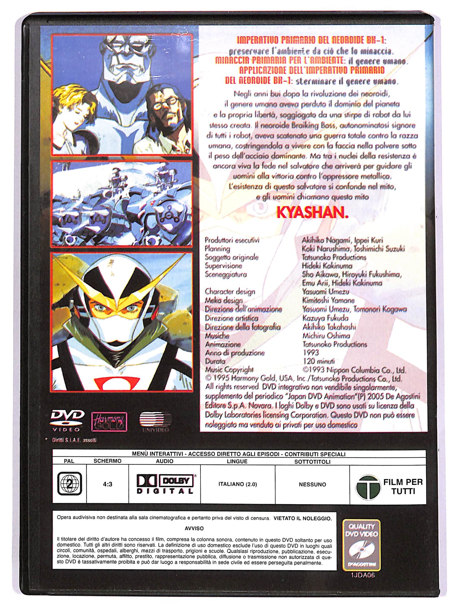 EBOND Kyashan - Il mito EDITORIALE DVD D686948