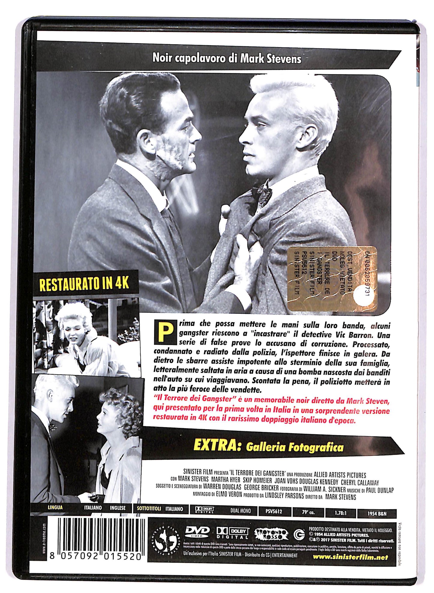 EBOND Il terrore dei gangster DVD D687126