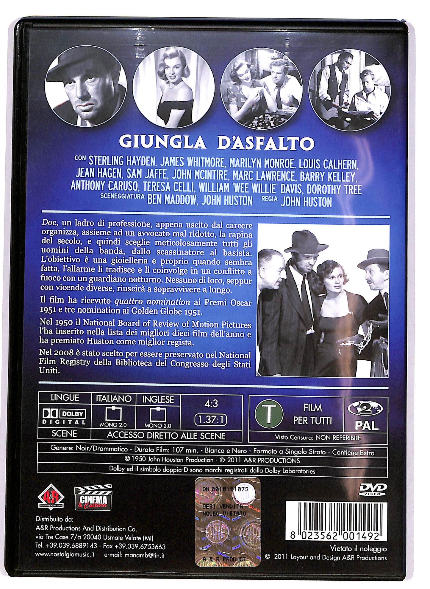EBOND Giungla d'asfalto DVD D687151