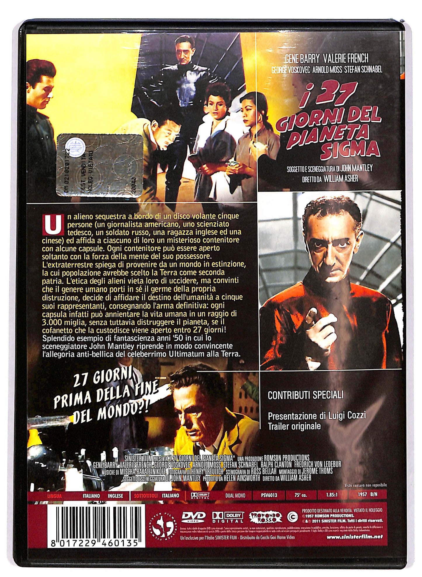 EBOND i 27 giorni del pianeta sigma DVD D687334