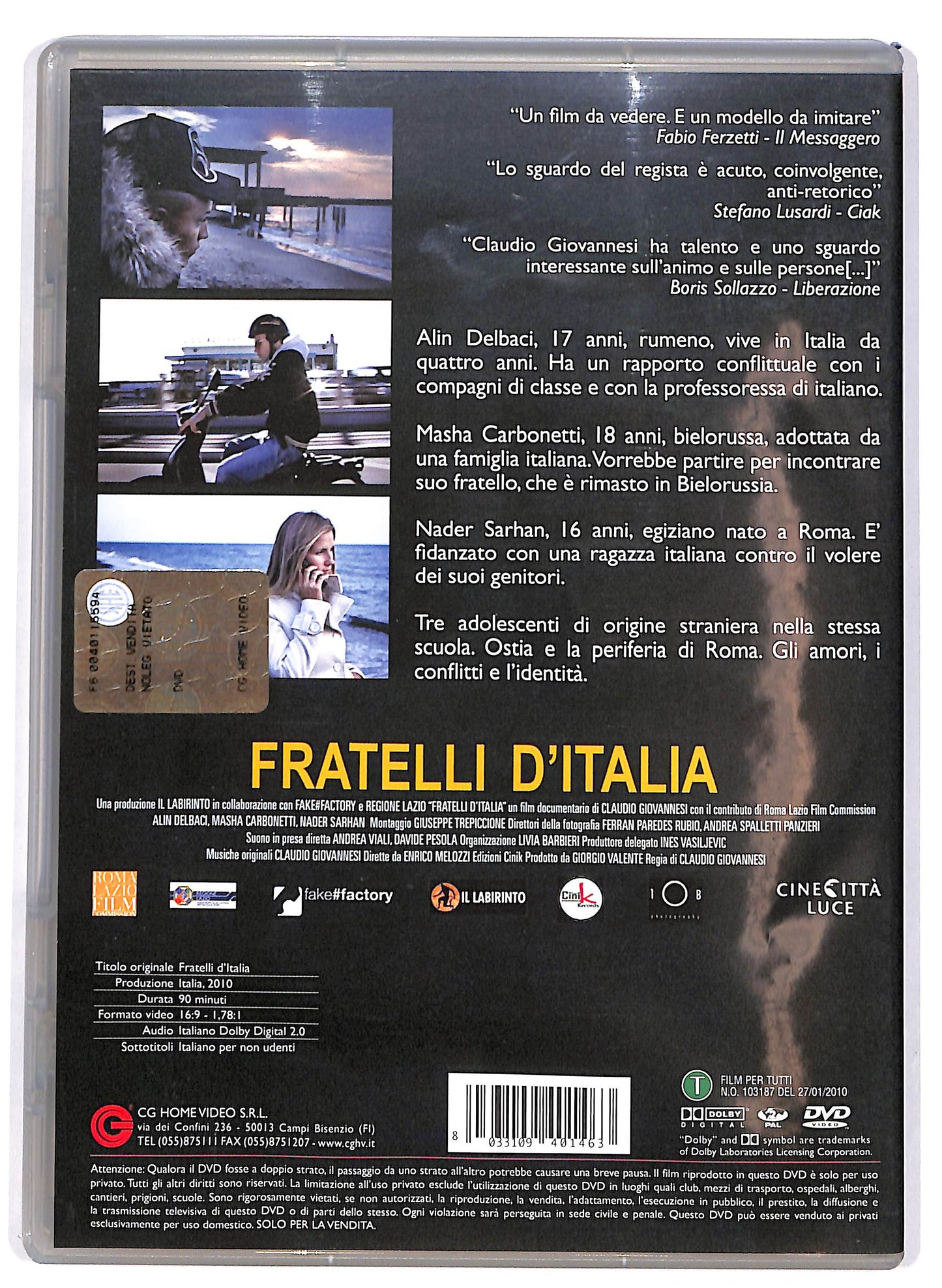 EBOND Fratelli d'Italia DVD D687552