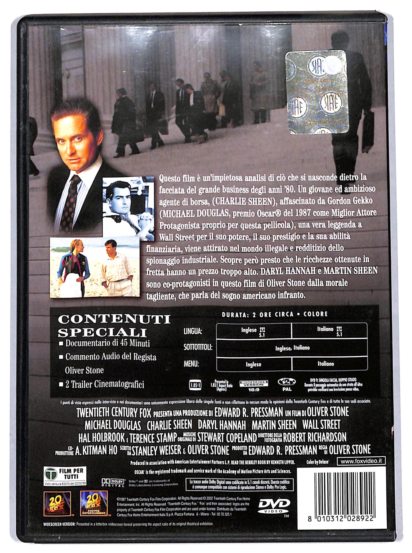 EBOND wall street EDIZIONE SPECIALE DVD D687702