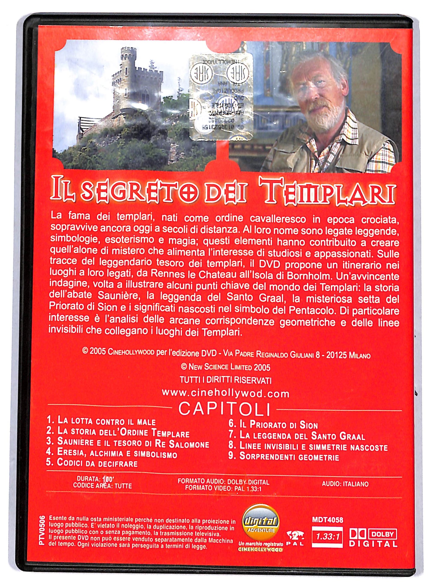 EBOND il segreto dei templari EDITORIALE DVD D687751