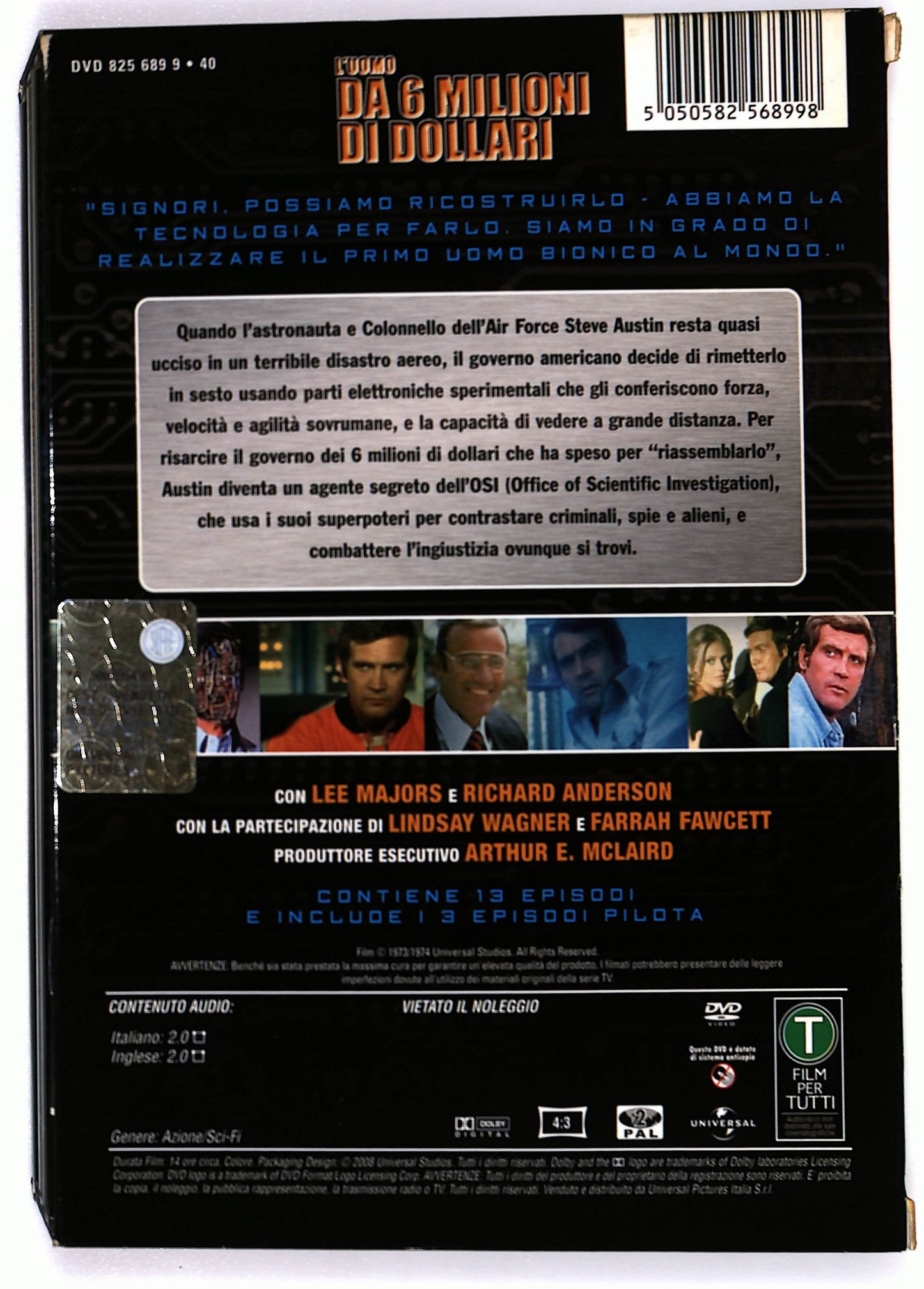 EBOND L' uomo da sei milioni di dollari - Stagione 1 (5 dischi) DVD D688029