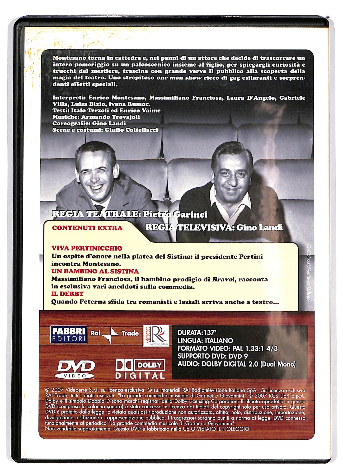EBOND Bravo! di Pietro Garinei EDITORIALE DVD D688047