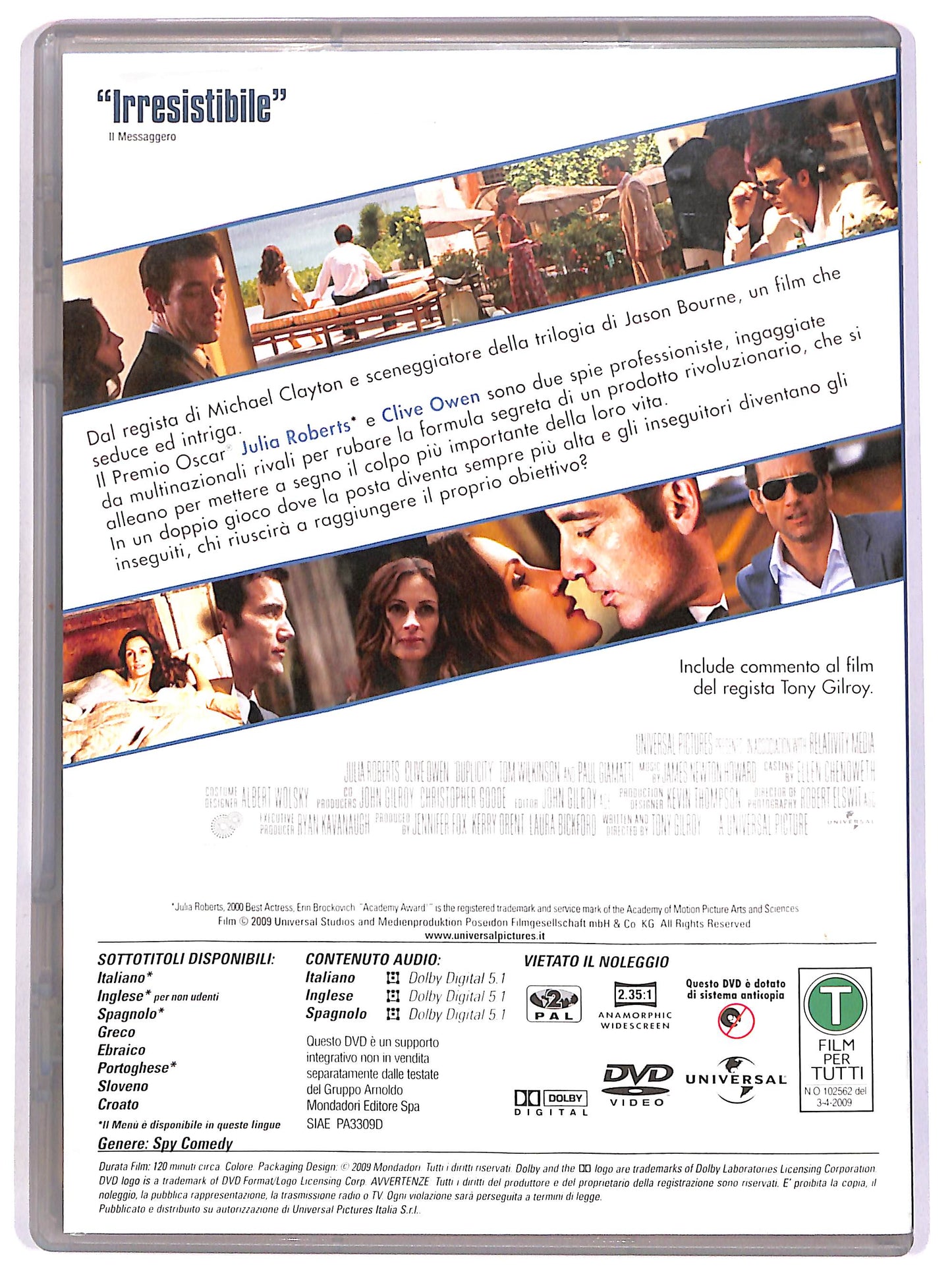 EBOND Duplicity EDITORIALE DVD D688460