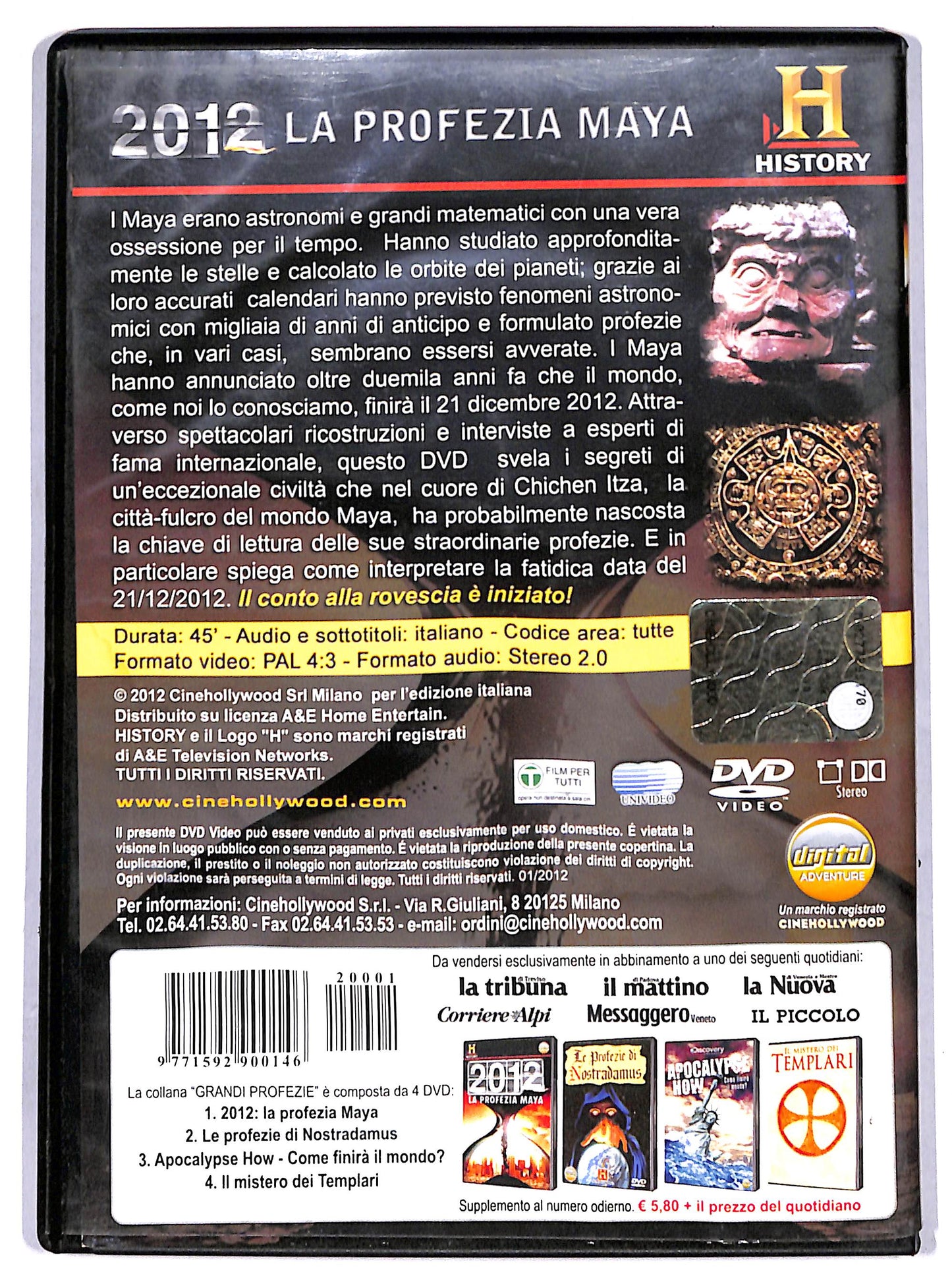 EBOND 2012 la profezia maya EDITORIALE DVD D688656