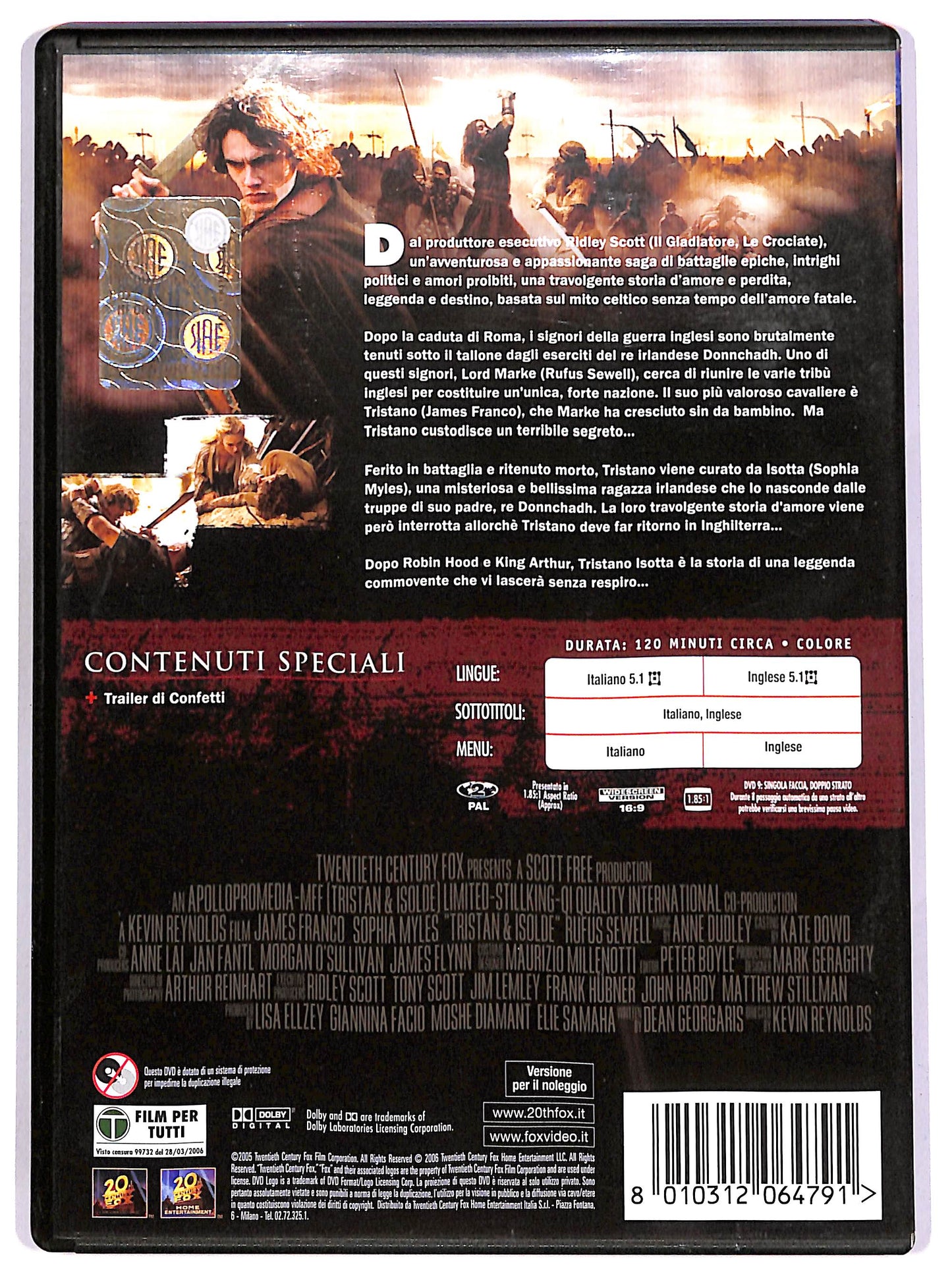 EBOND Tristano e Isotta NOLEGGIO DVD D688749