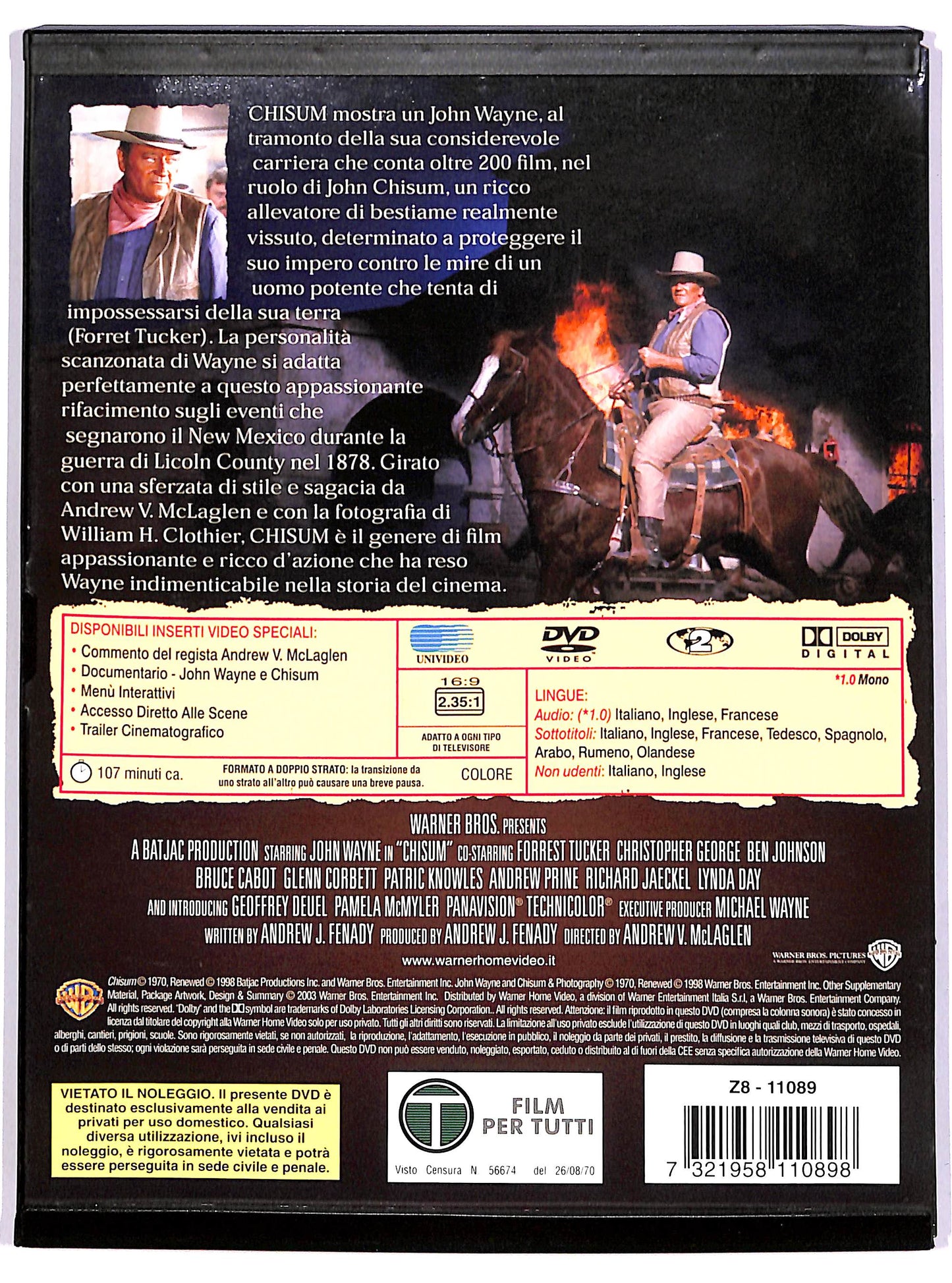 EBOND Chisum SNAPPER DVD D688809