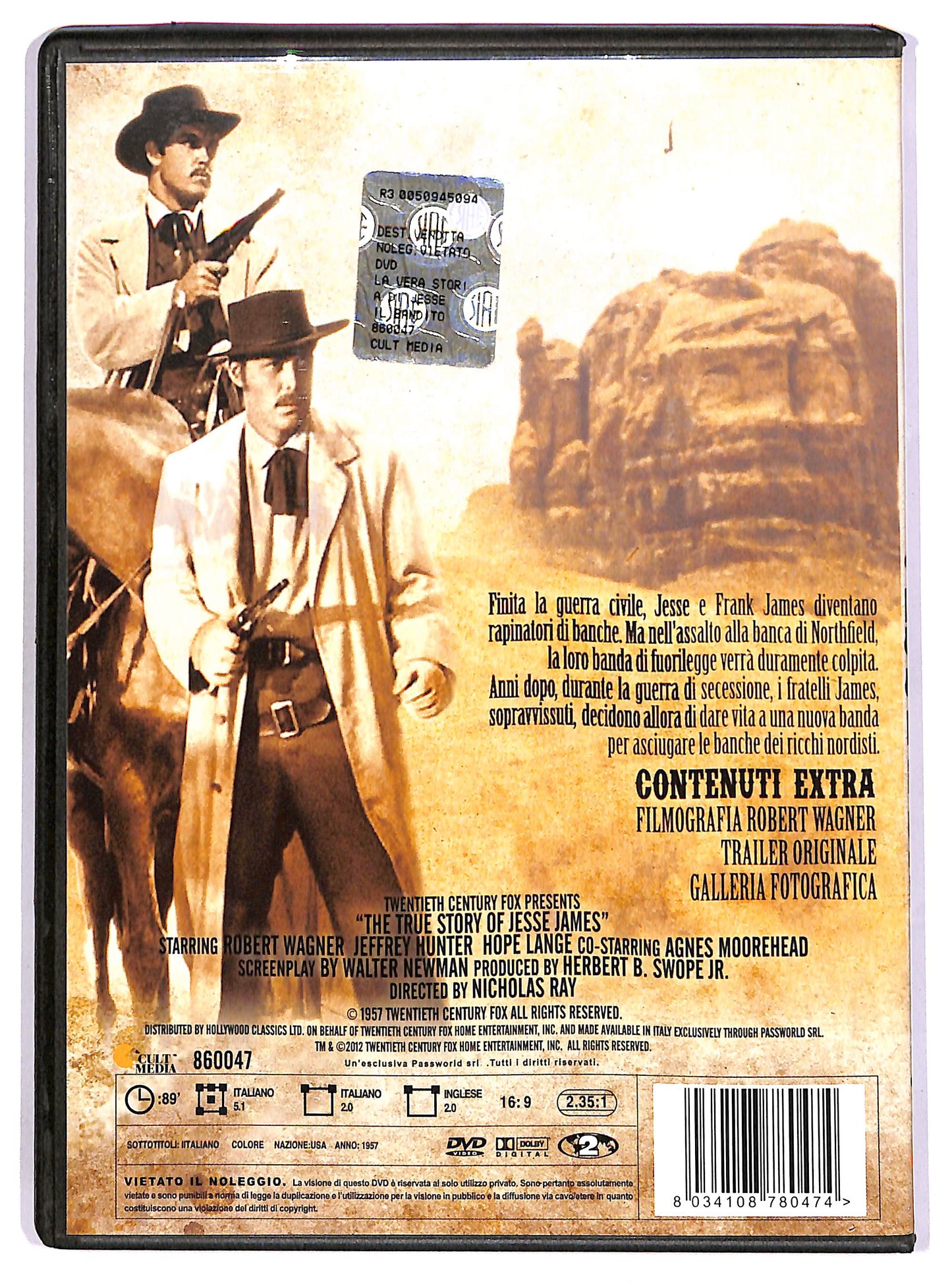 EBOND La storia di Jesse il bandito DVD D688955