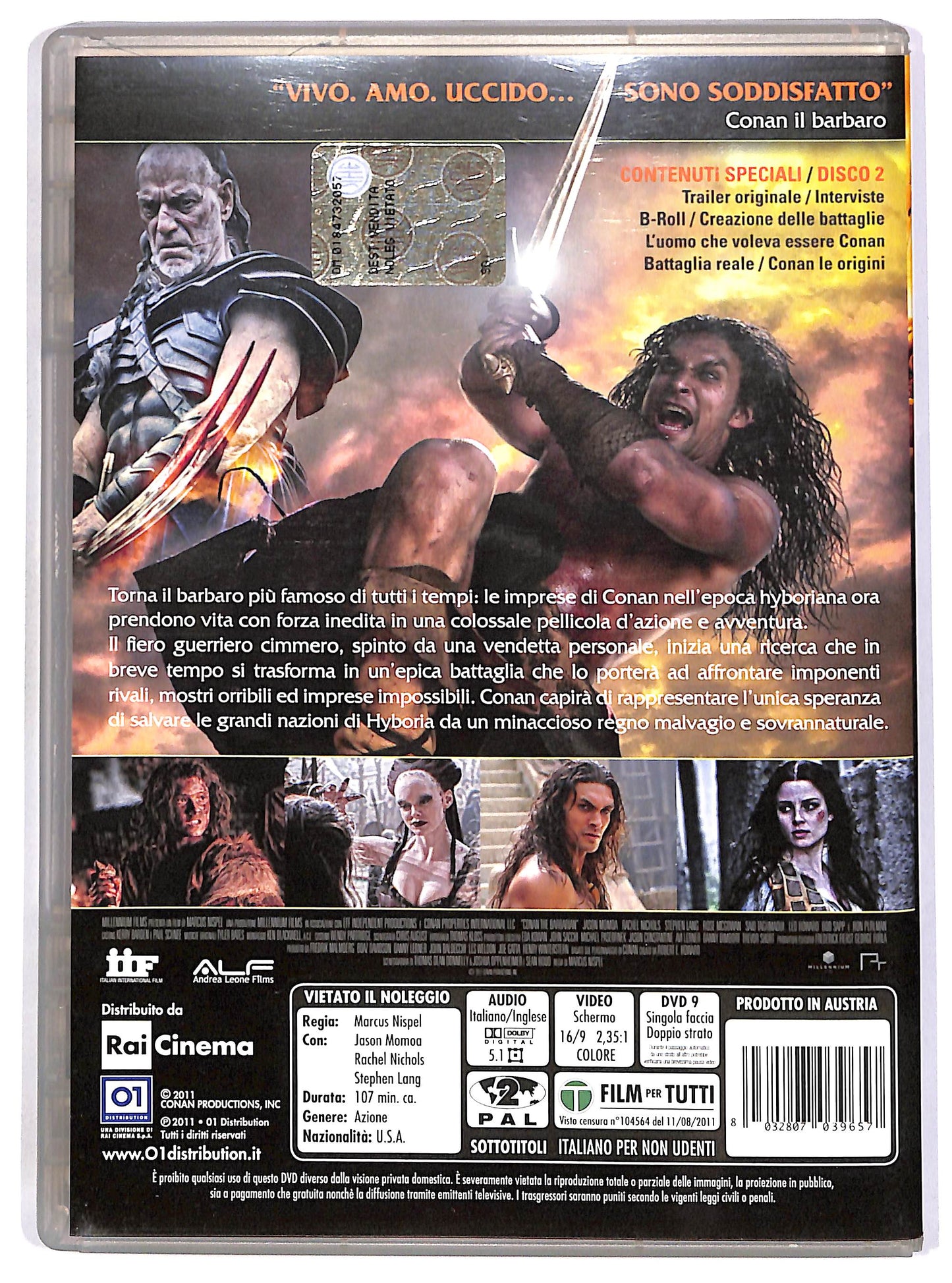 EBOND Conan the Barbarian (2 dischi) NO OCCHIALI DVD D689009