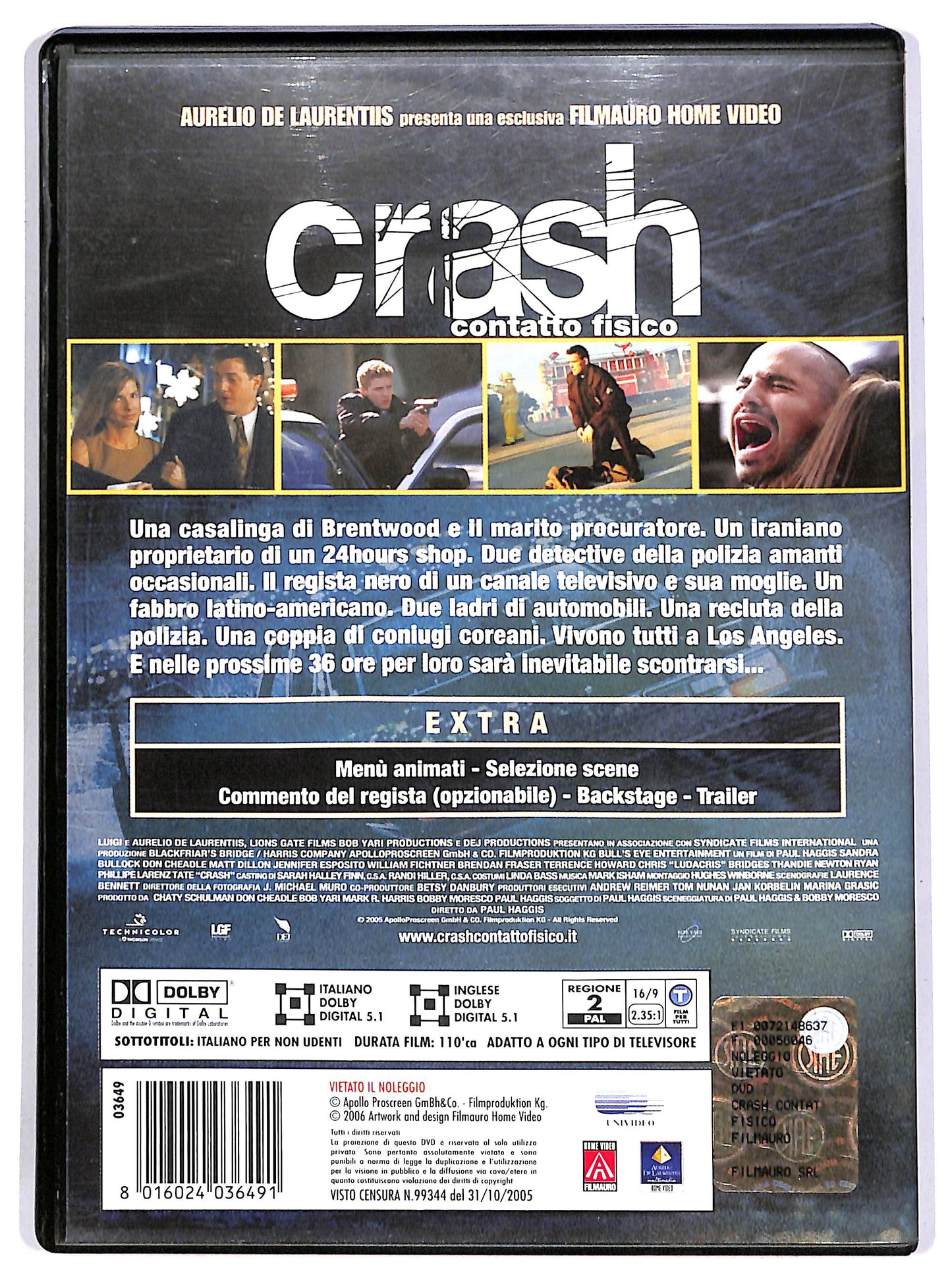 EBOND Crash - Contatto fisico DVD D689037