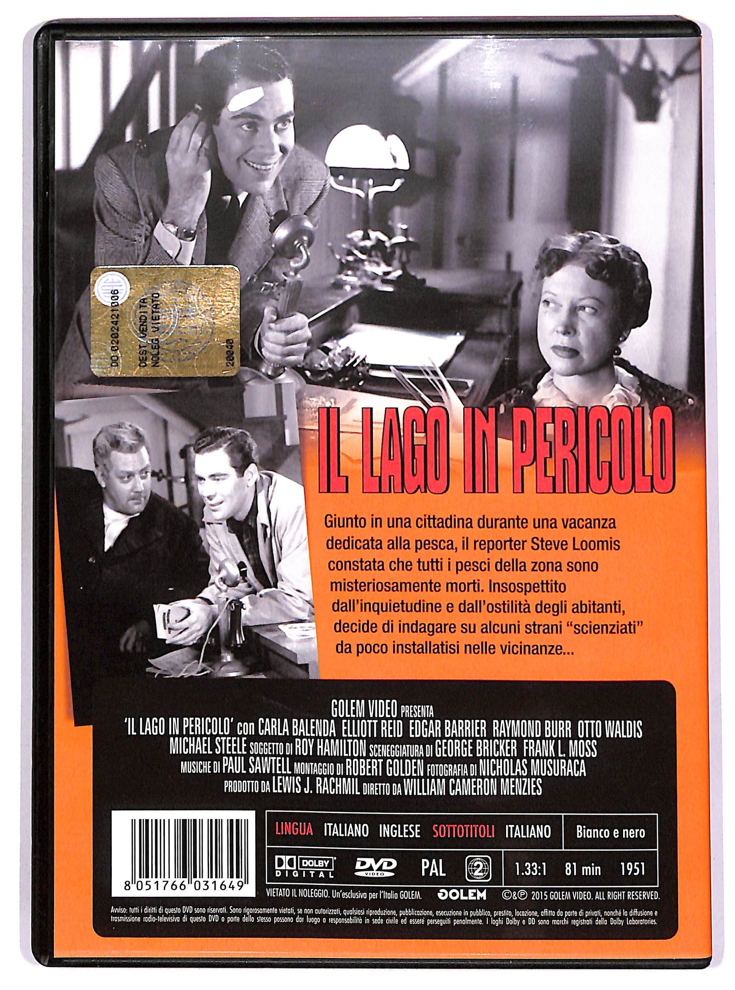 EBOND Il lago in pericolo DVD D689129