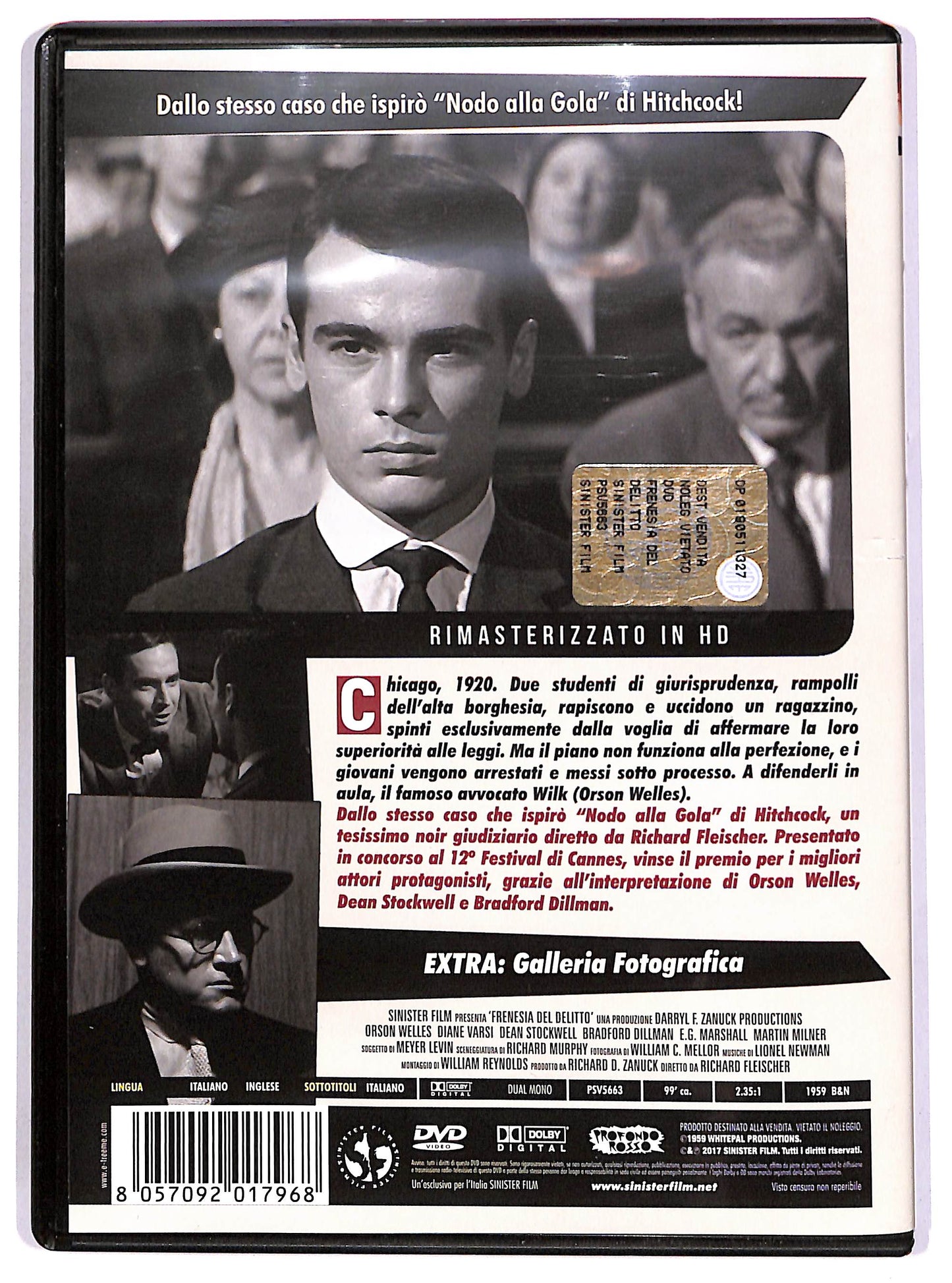 EBOND Frenesia del delitto DVD D689144