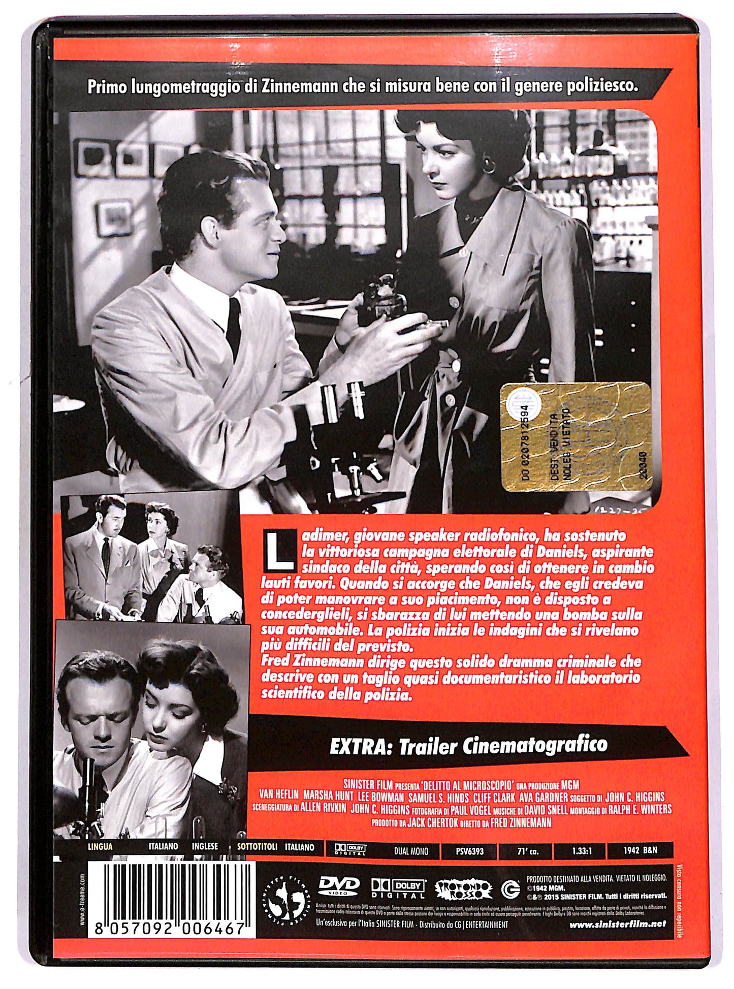 EBOND Delitto al microscopio - Noir d'Essai Vol.75 DVD D689245