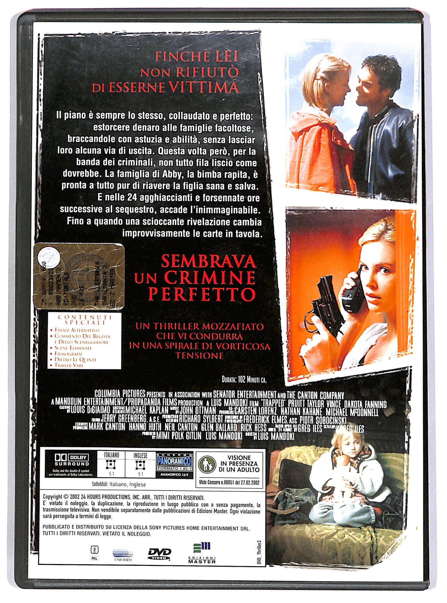 EBOND 24 ore di Luis Mandoki EDITORIALE DVD D689408