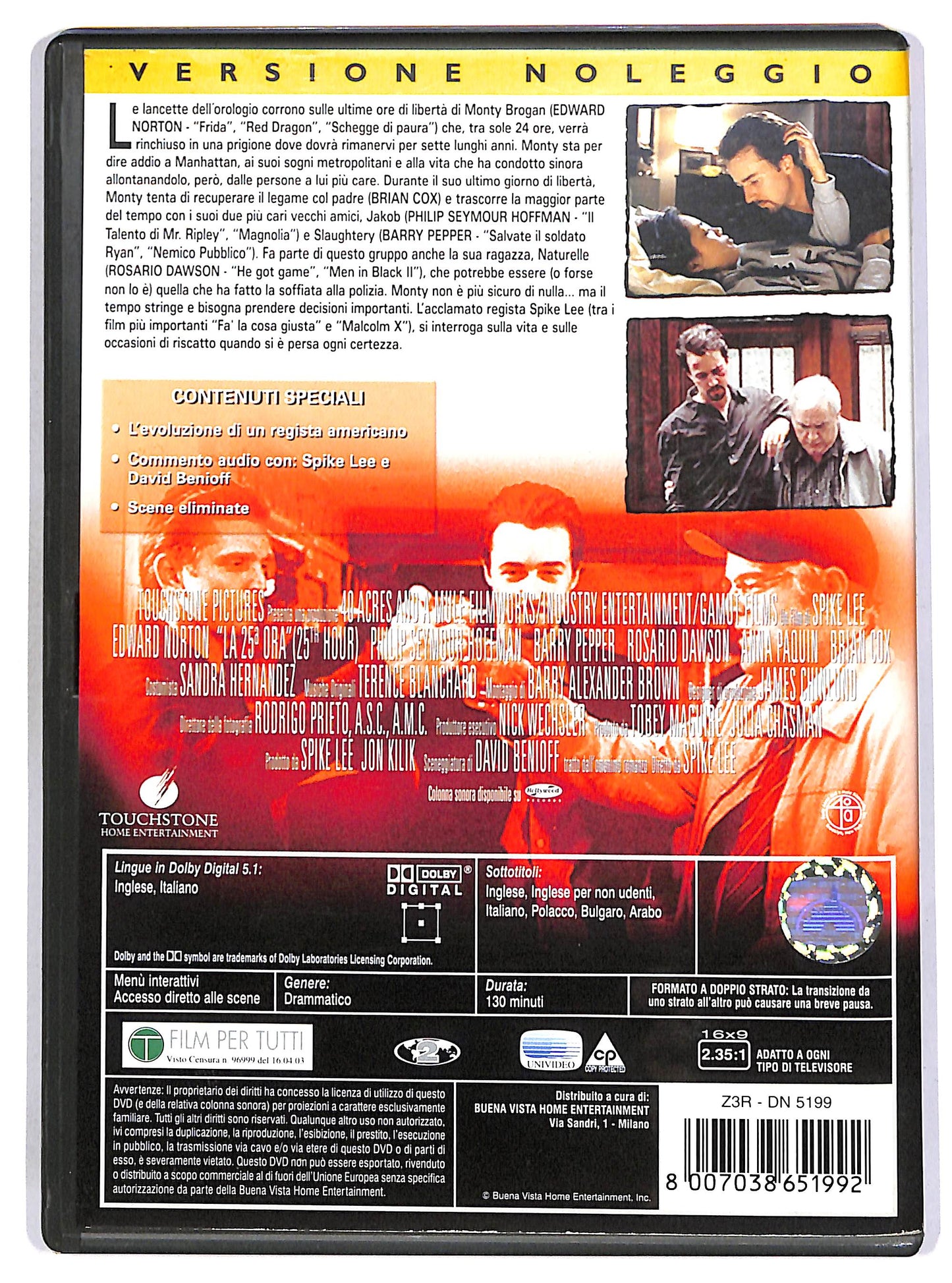 EBOND La 25ª ora NOLEGGIO DVD D689463