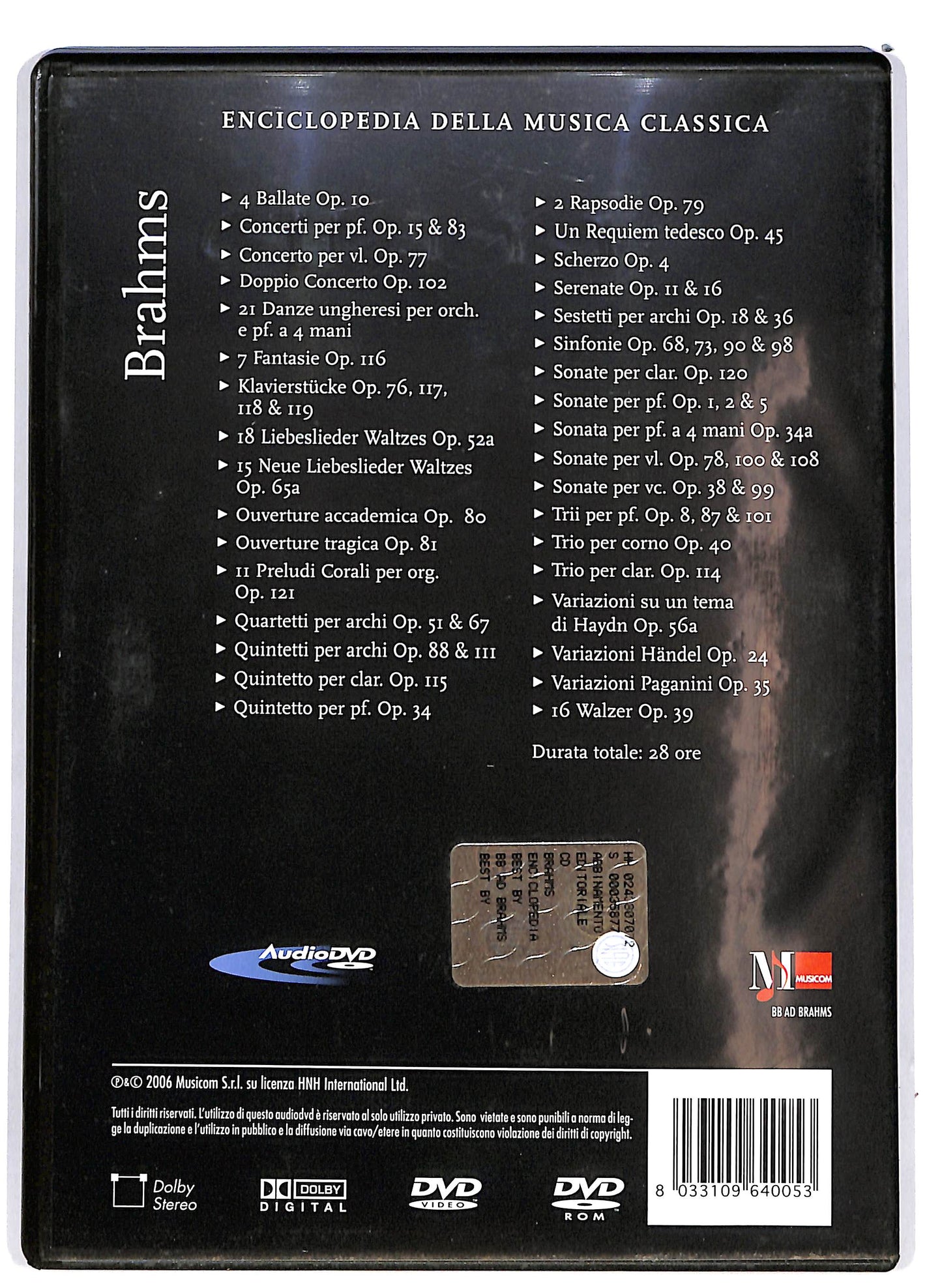 EBOND Brahms – vol6. Brahms 1833 - 1897 DVD D689516