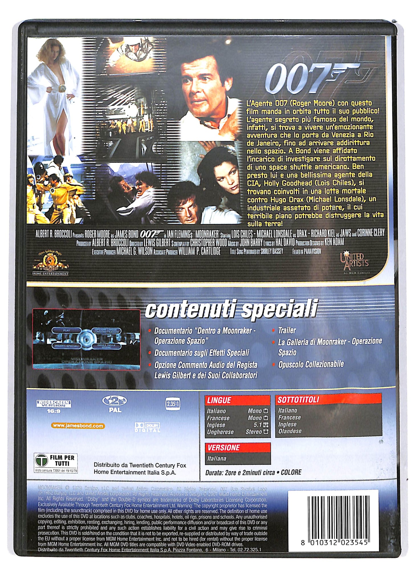 EBOND Moonraker - Operazione spazio DVD D689537