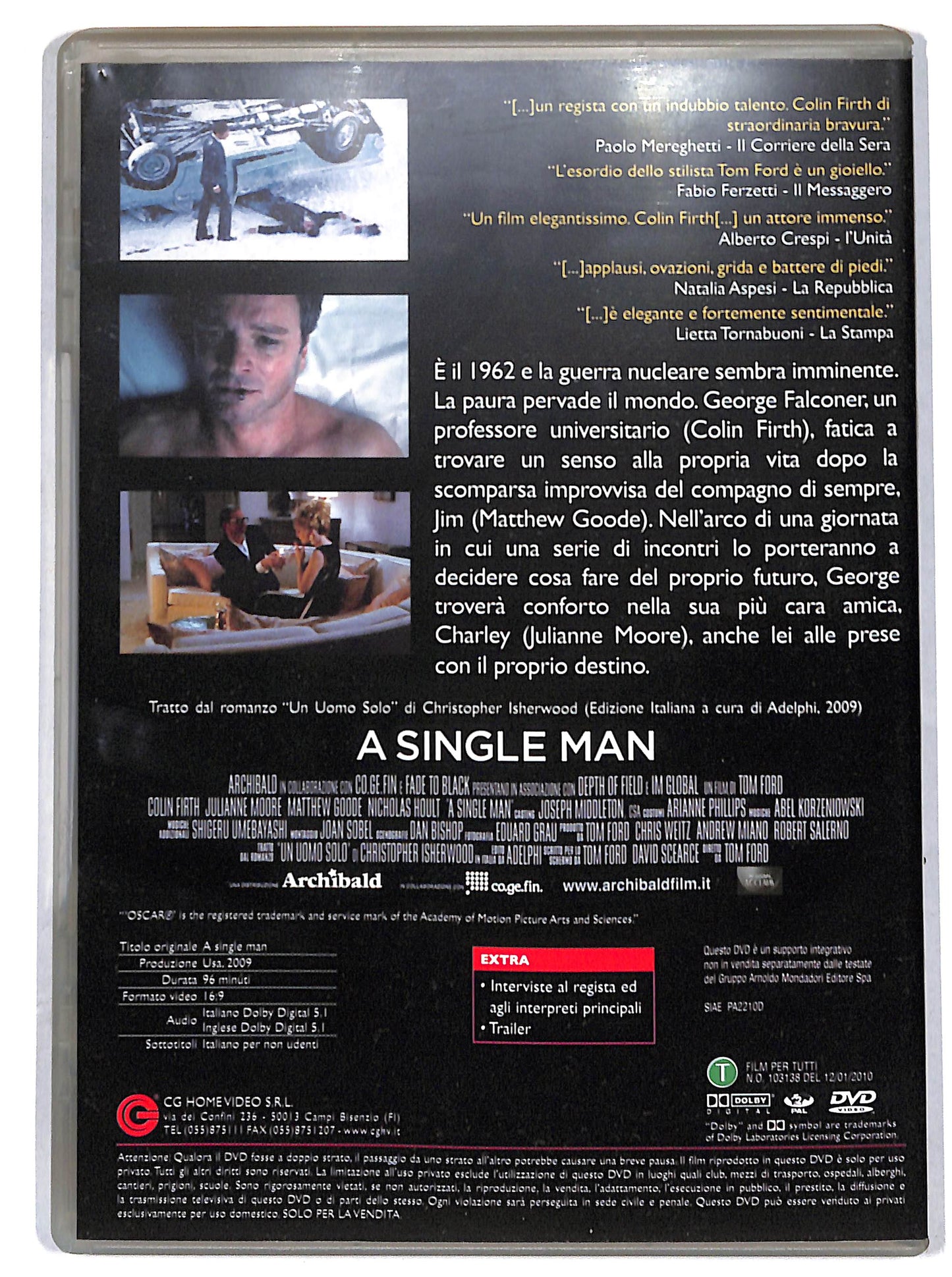 EBOND a single man EDITORIALE DVD D689627