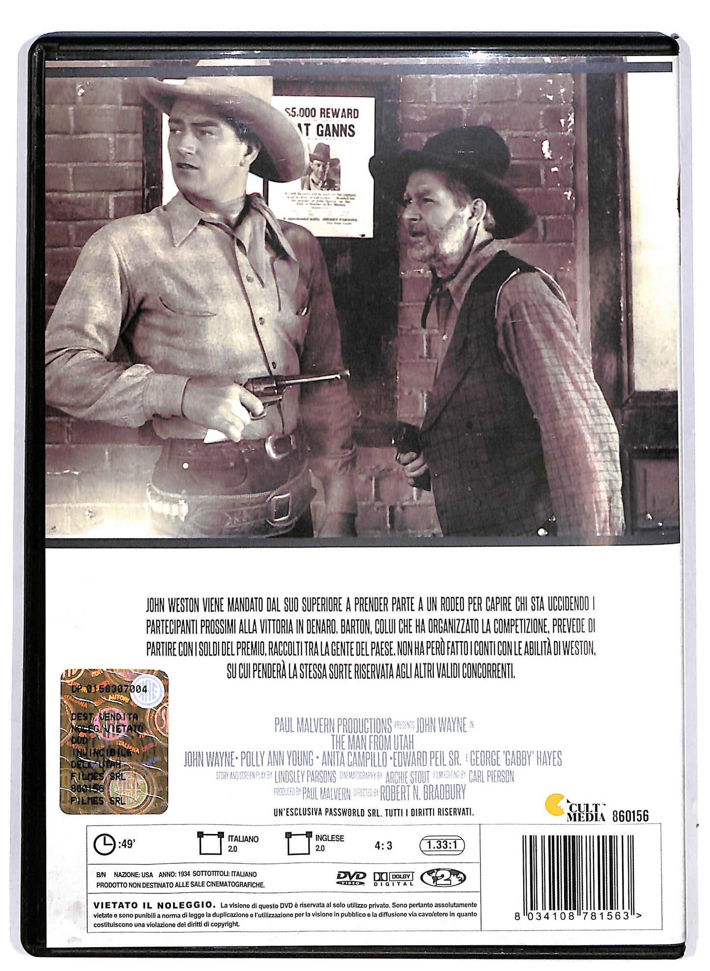 EBOND L'invincibile dello Utah   DVD D689707
