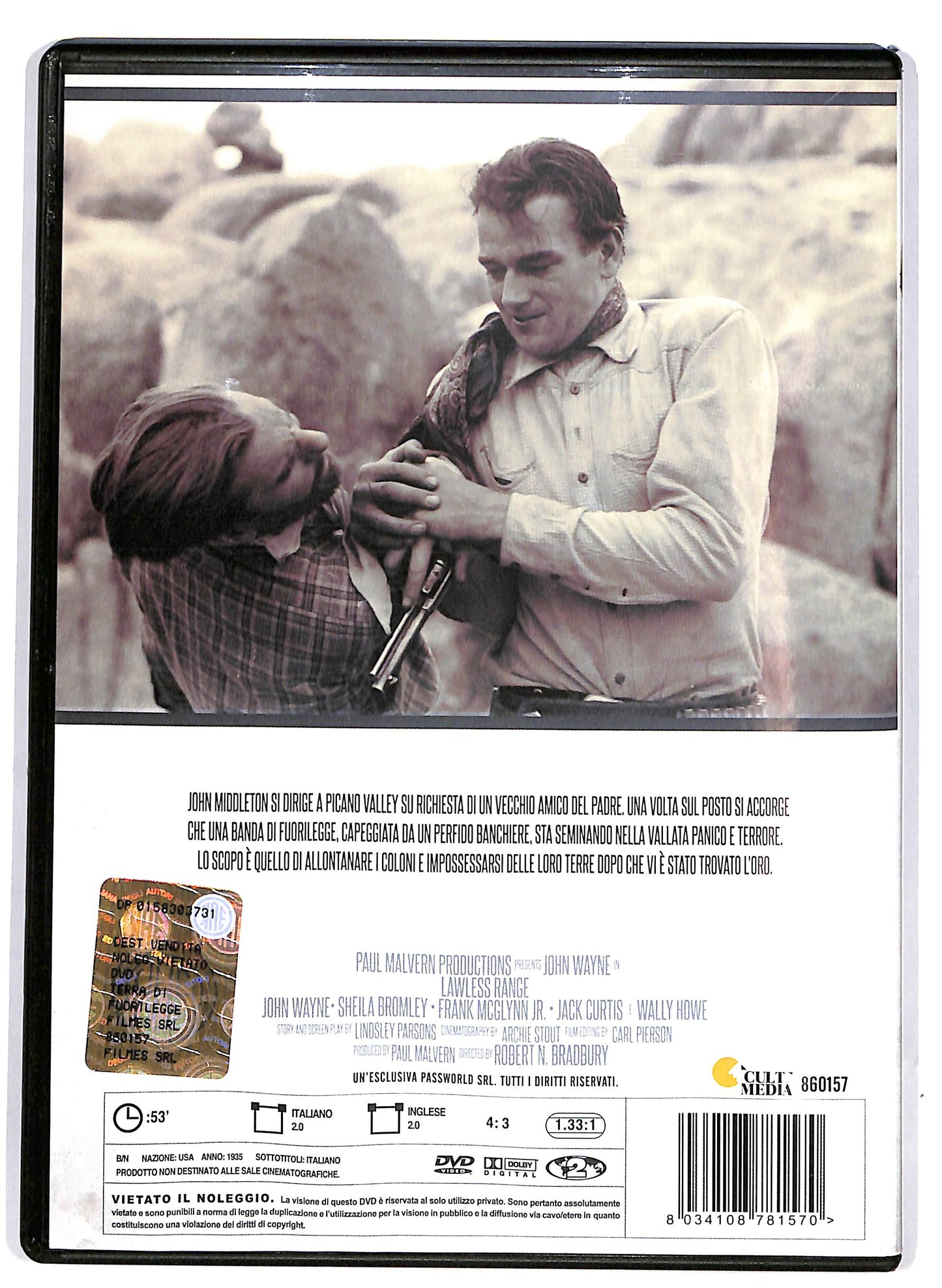 EBOND Terra di fuorilegge  DVD D689721