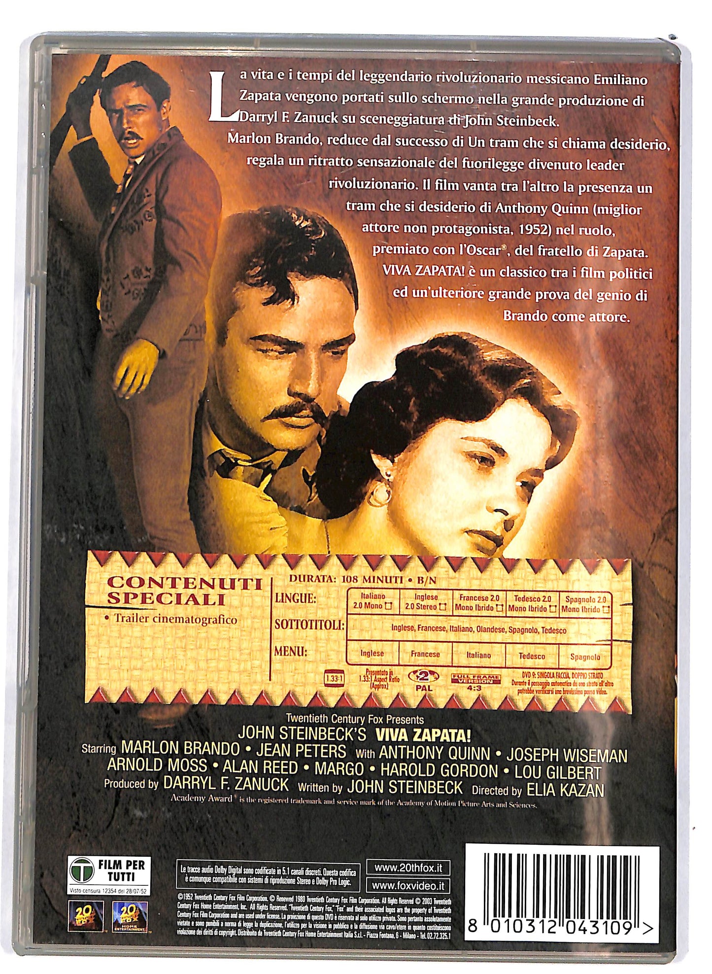 EBOND Viva Zapata!  DVD D689741