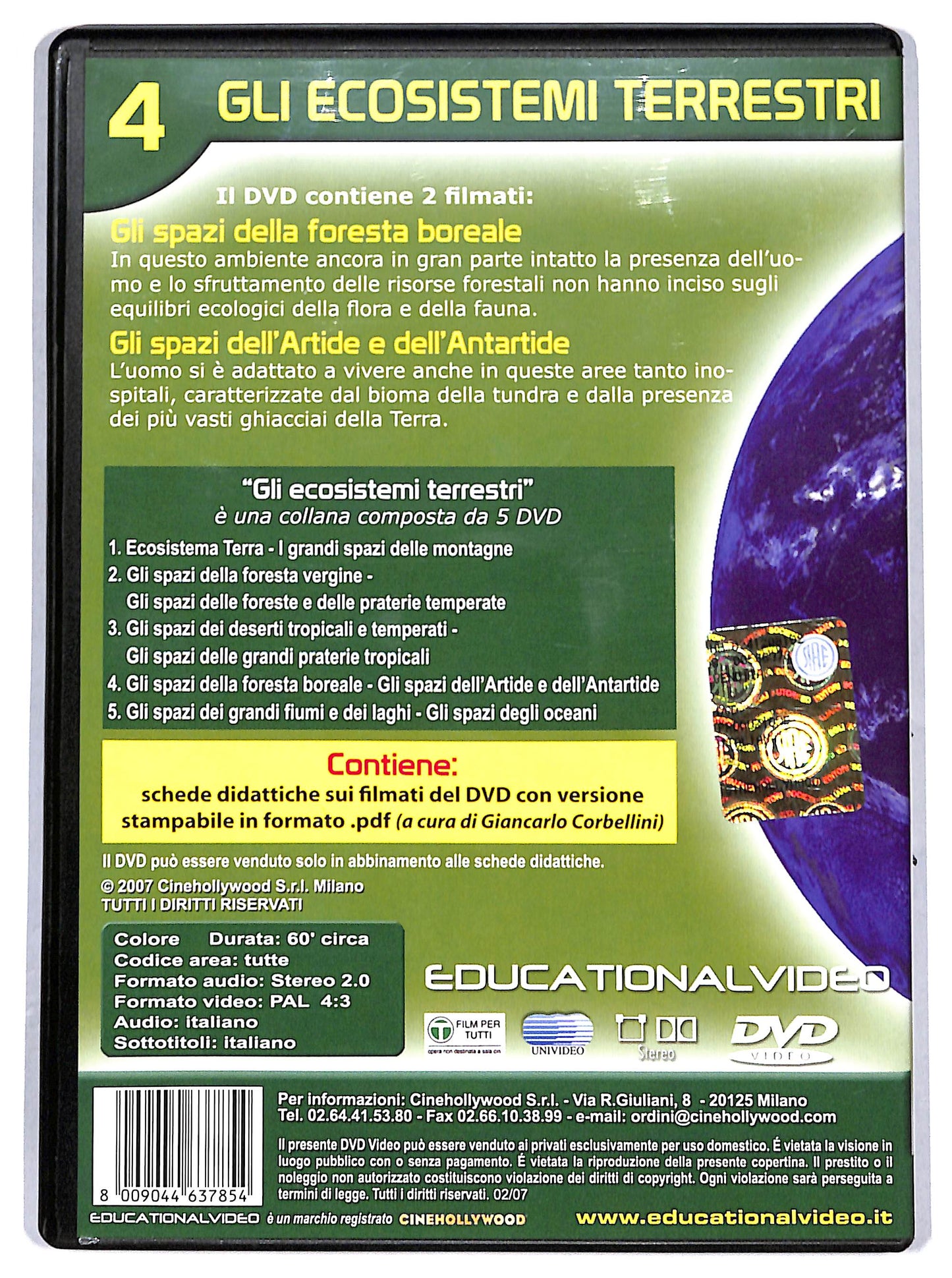 EBOND Ecosistemi Terrestri volume 4 DVD D690032