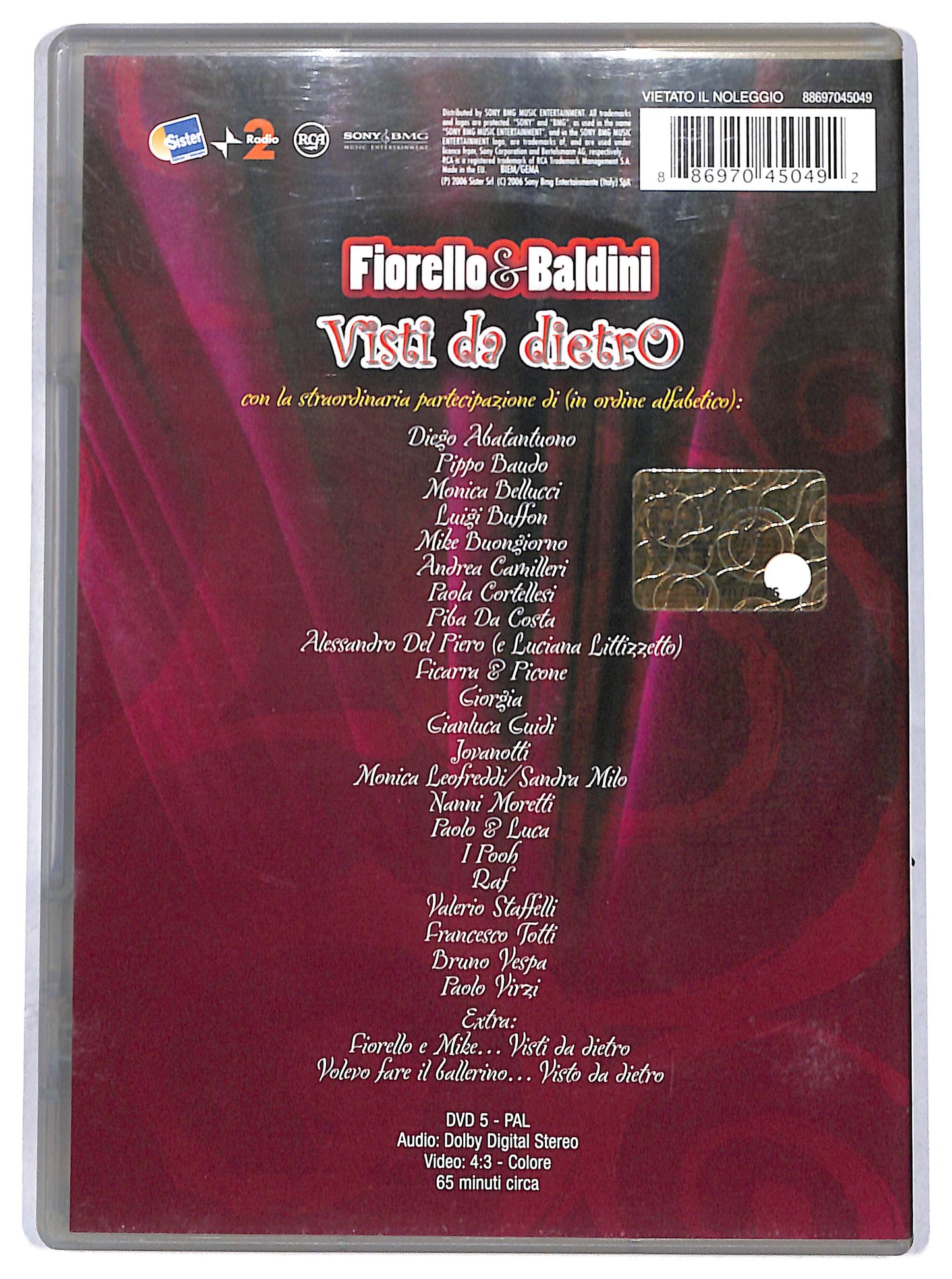 EBOND fiorello e baldini - visti da dietro DVD D690056