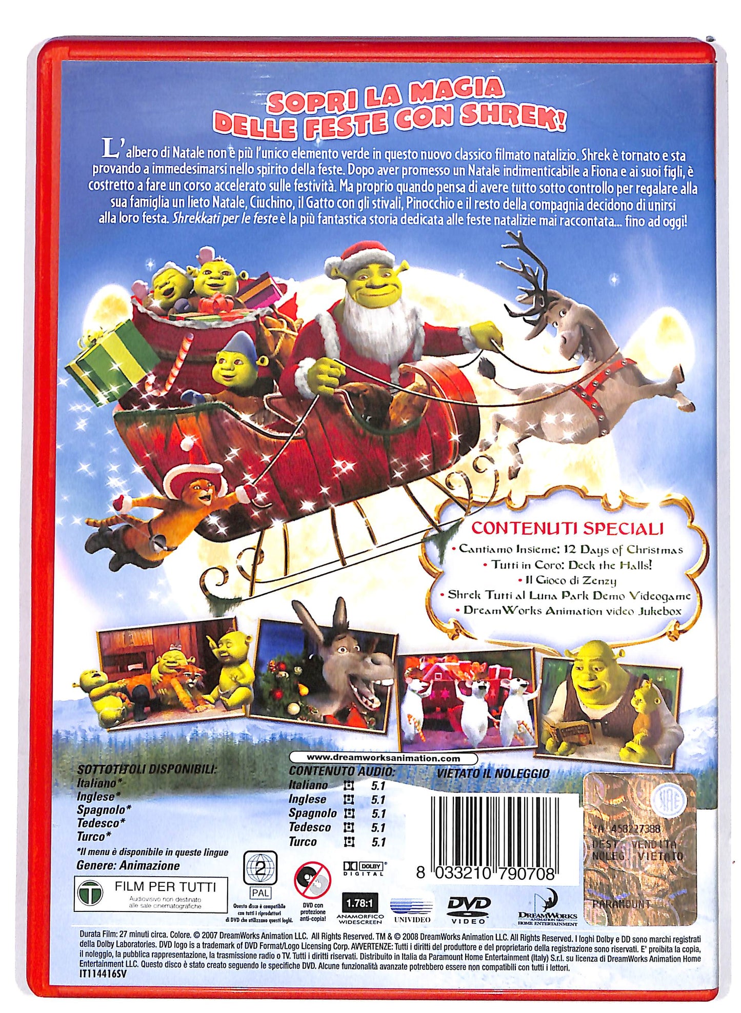 EBOND Shrekkati per le feste DVD D690122