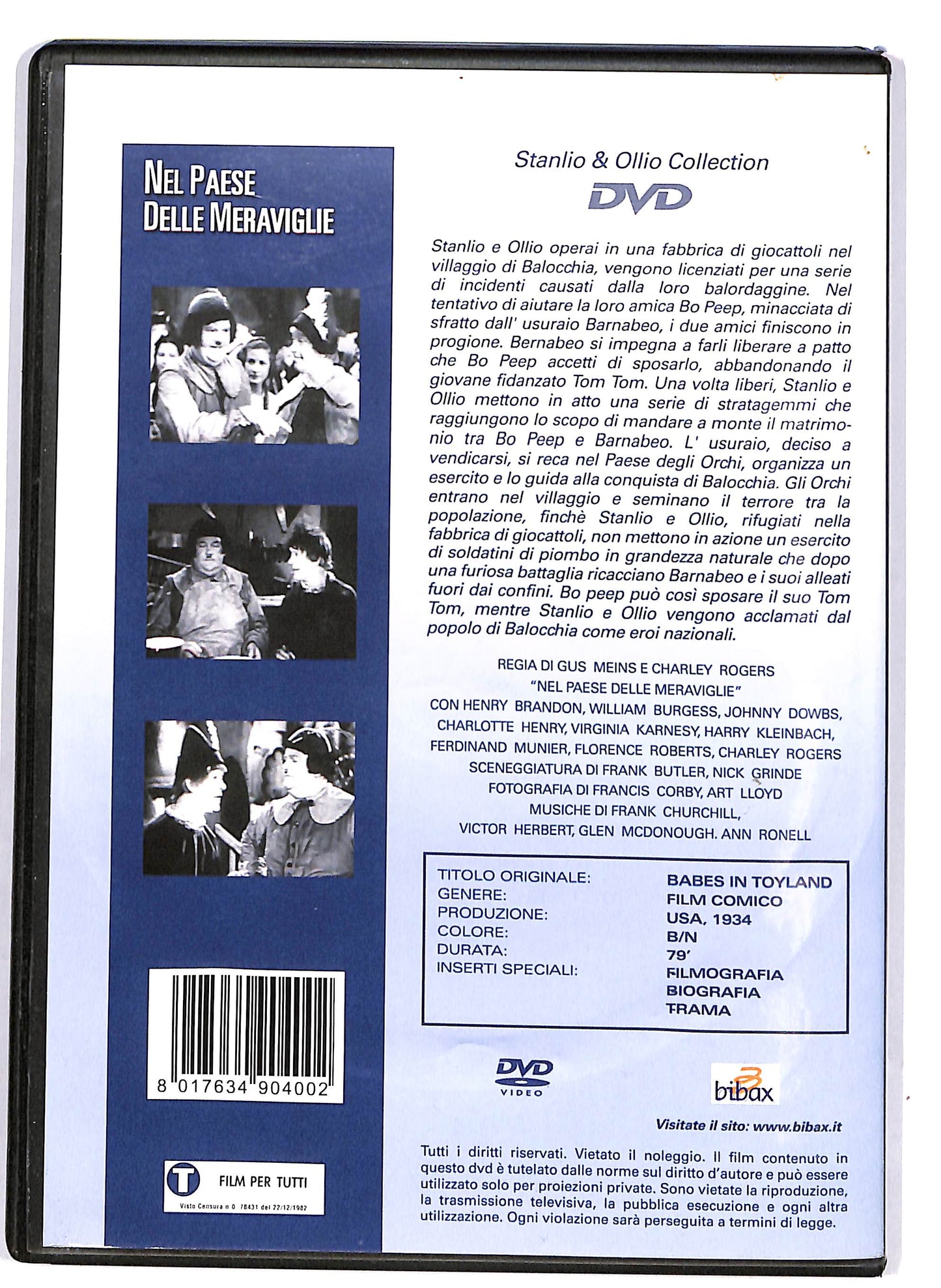 EBOND Nel Paese Delle Meraviglie - Stanlio e Ollio vol.2 DVD D690158