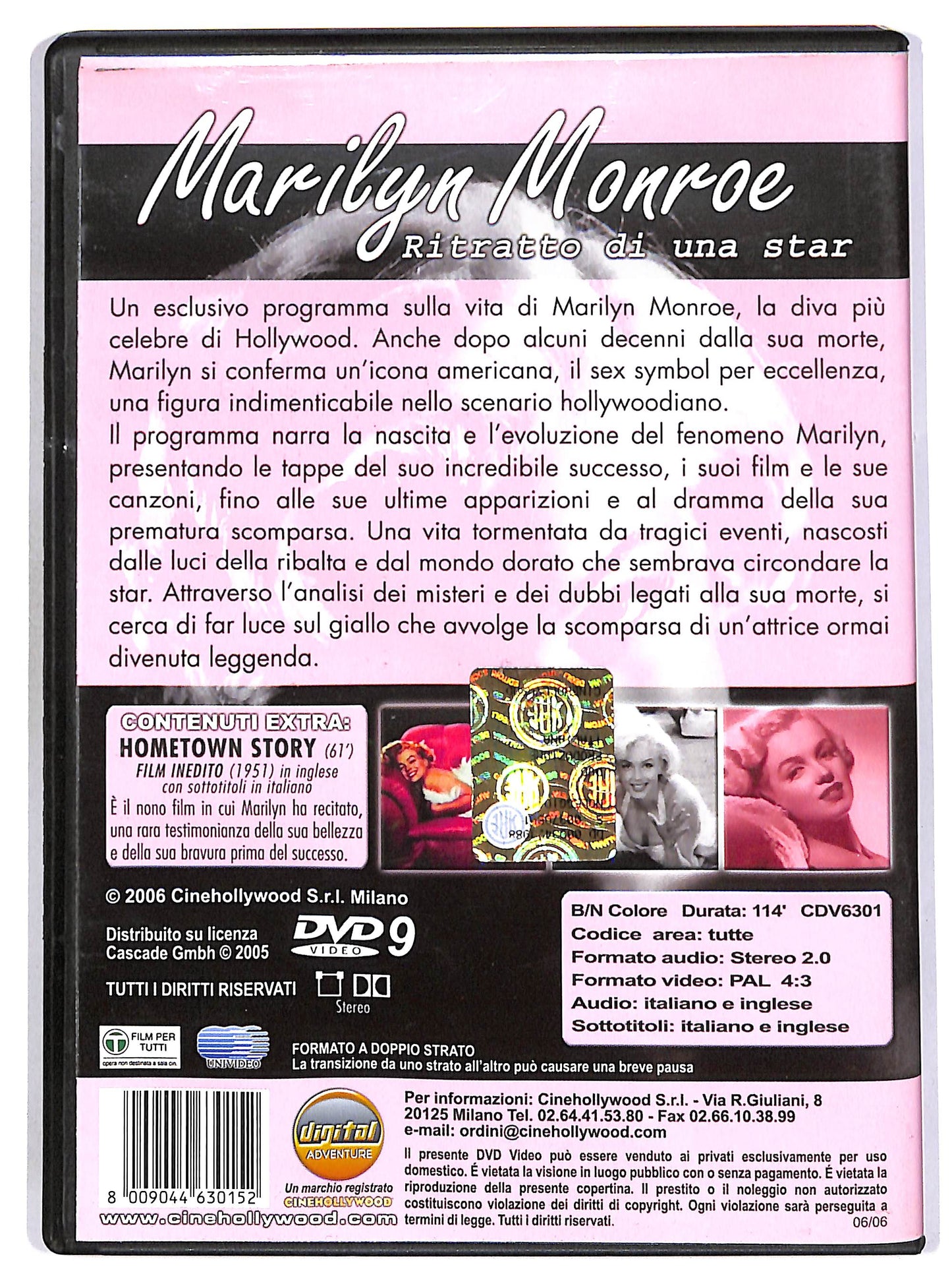 EBOND Marilyn Monroe - Ritratto di una star NOLEGGIO DVD D690311