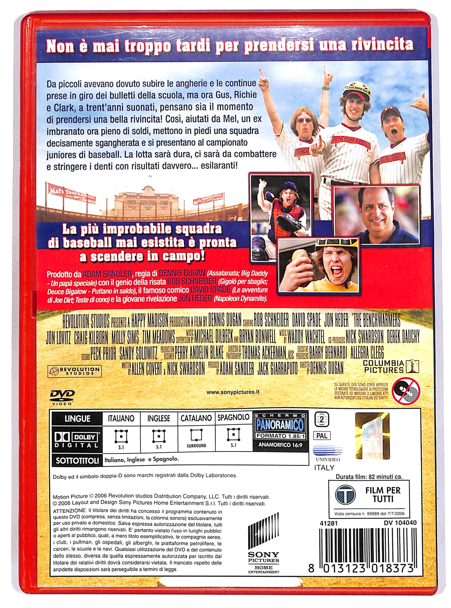 EBOND Gli scaldapanchina NOLEGGIO DVD D690319