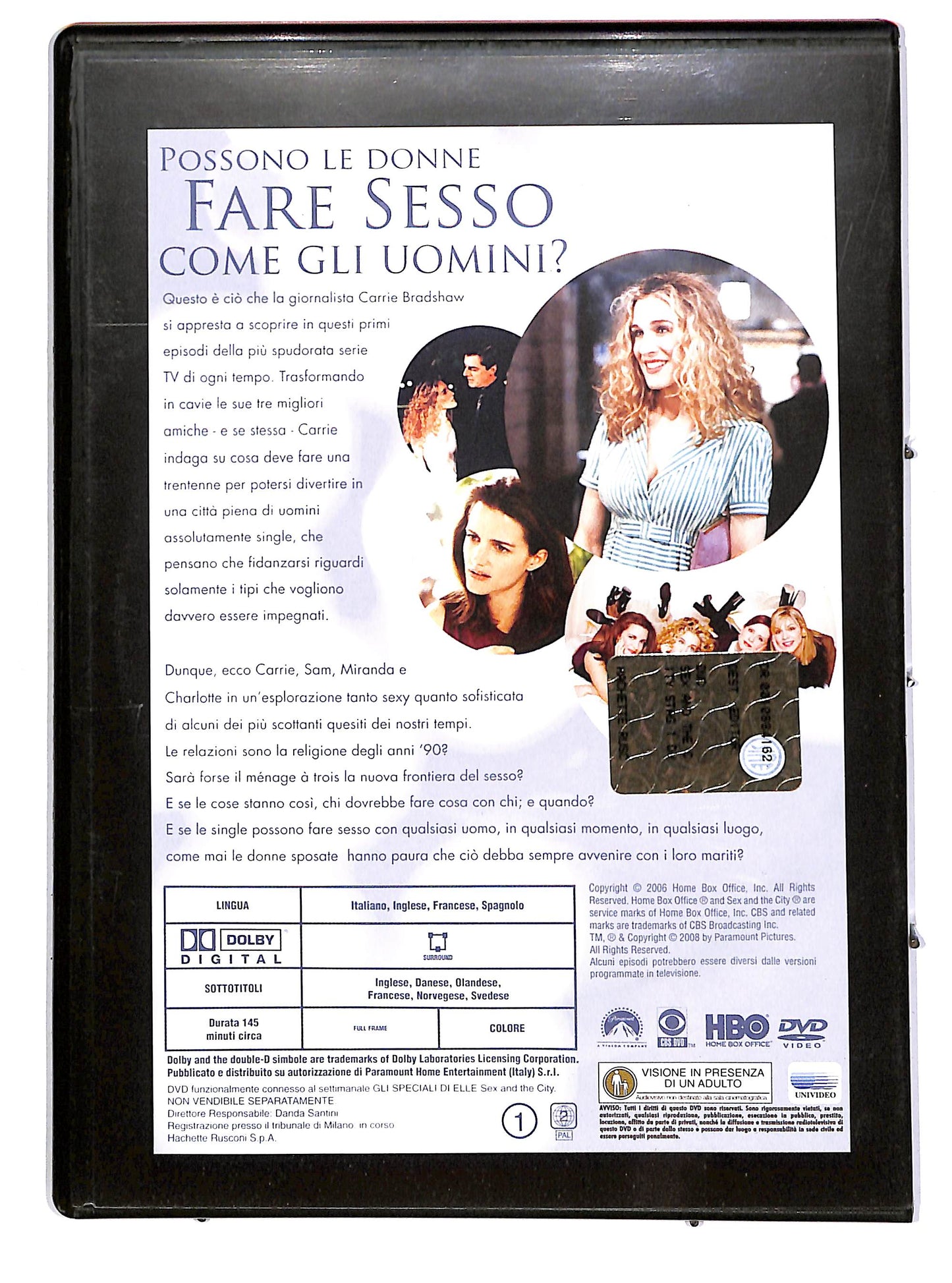 EBOND Sex and the City - Stagione 1 Vol 2 DITORIALE DVD D690339