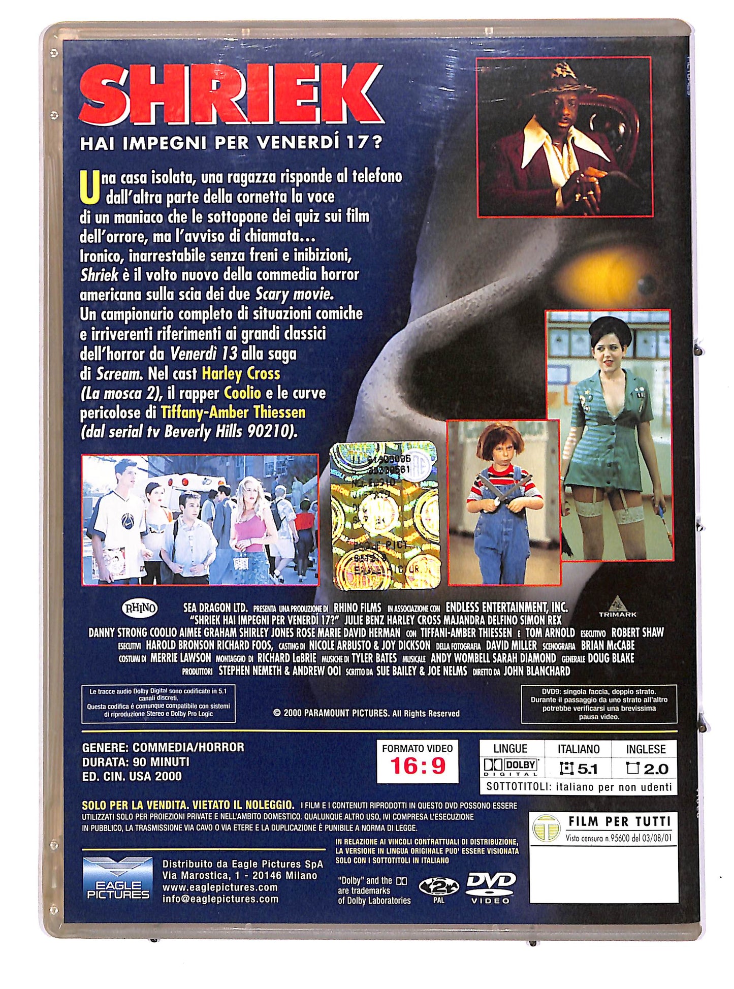 EBOND Shriek - Hai impegni per venerdi 17? SLIMCASE EDITORIALE DVD D690402