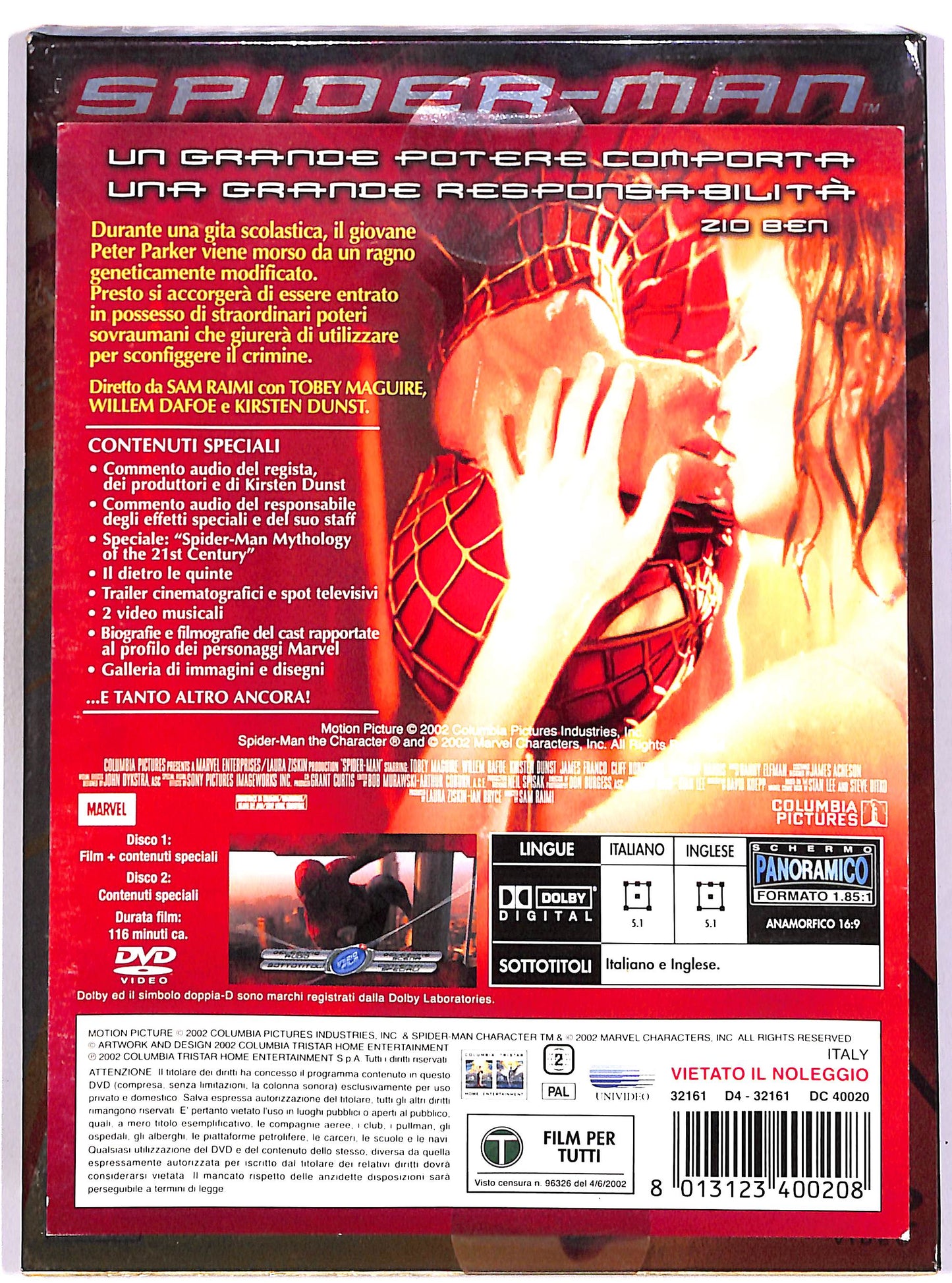 EBOND Spider-Man (2 dischi) DIGIPACK DVD D690518